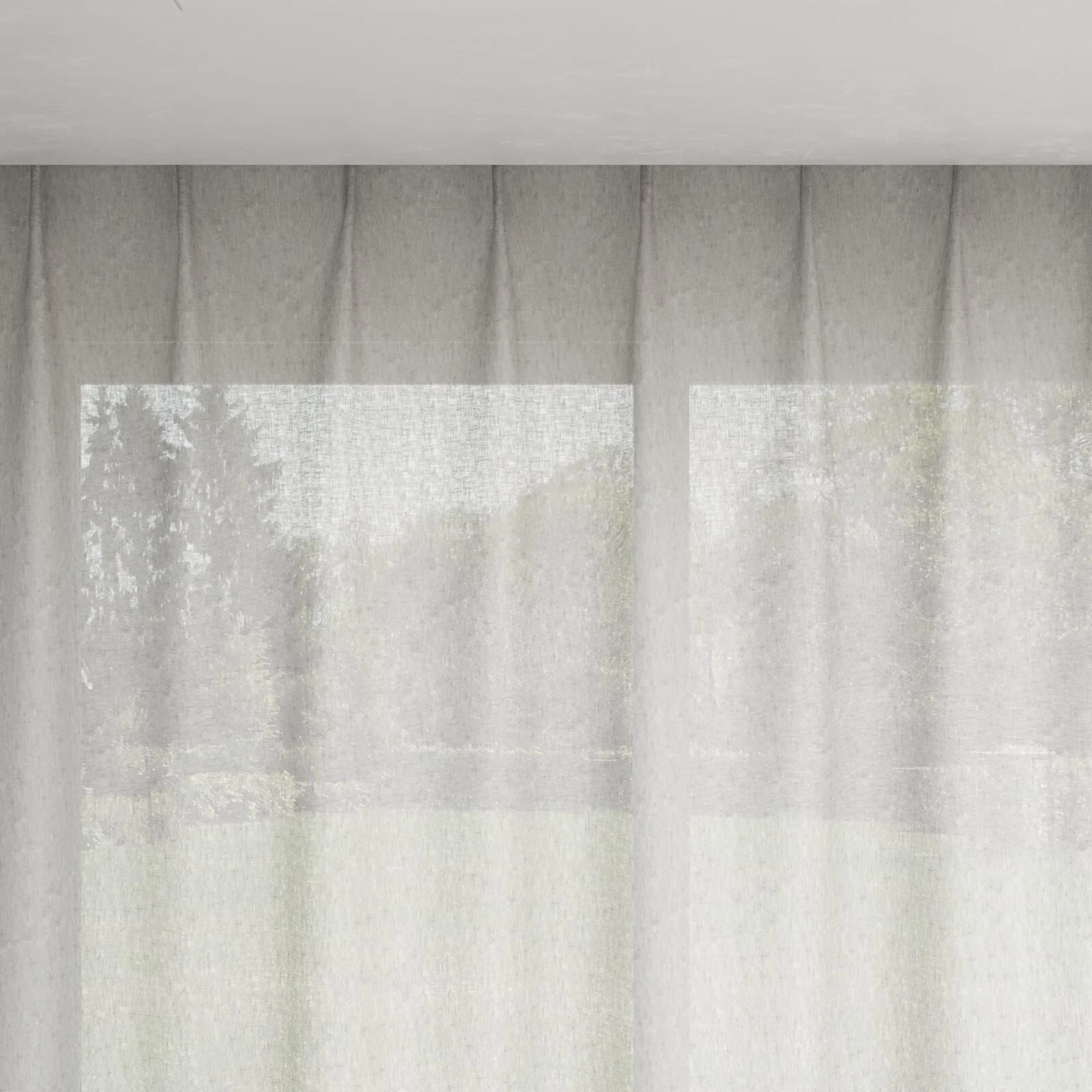 Top view of Kyoto Mist, pinch pleat