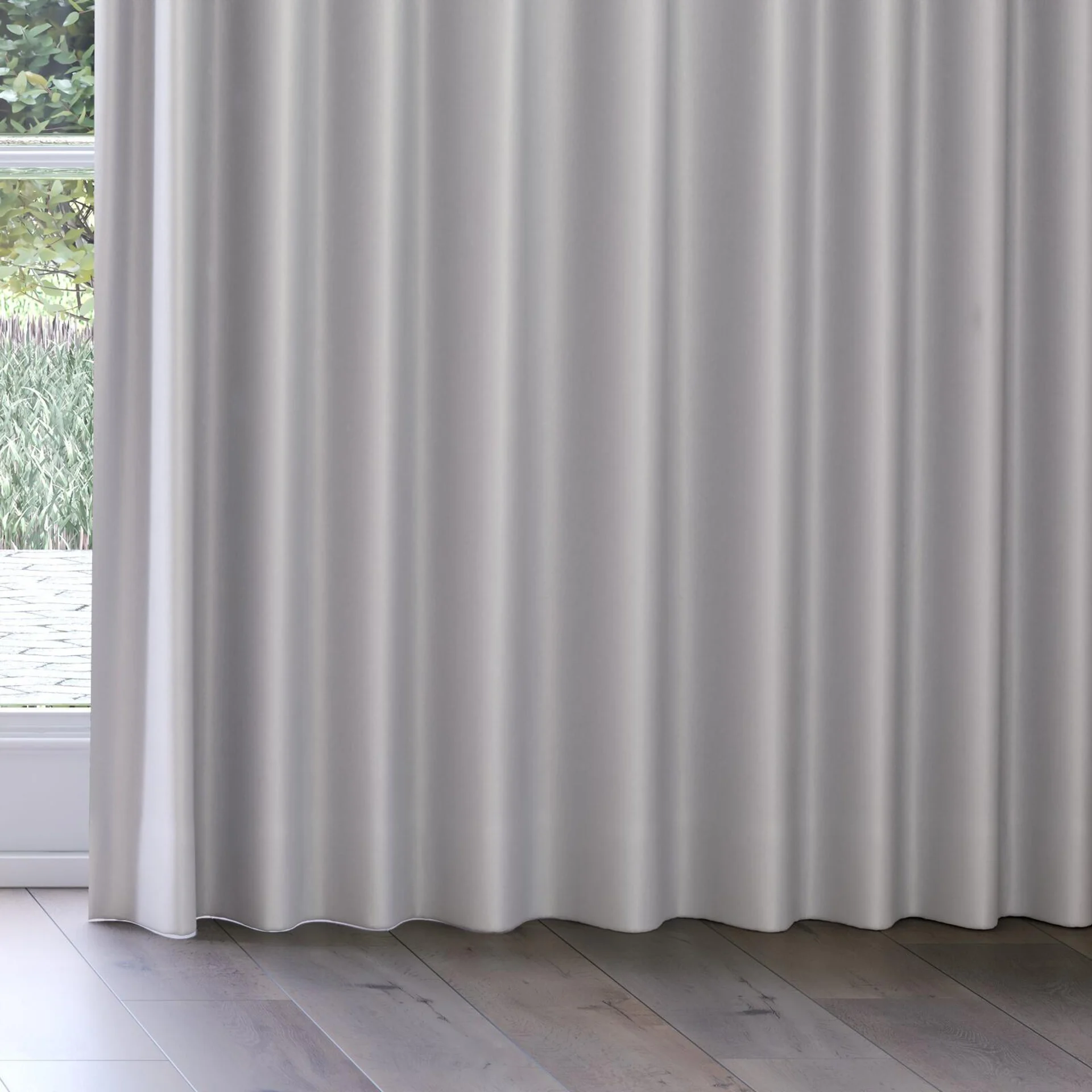 Bottom view of Re-Vive Platinum, on curtain rail