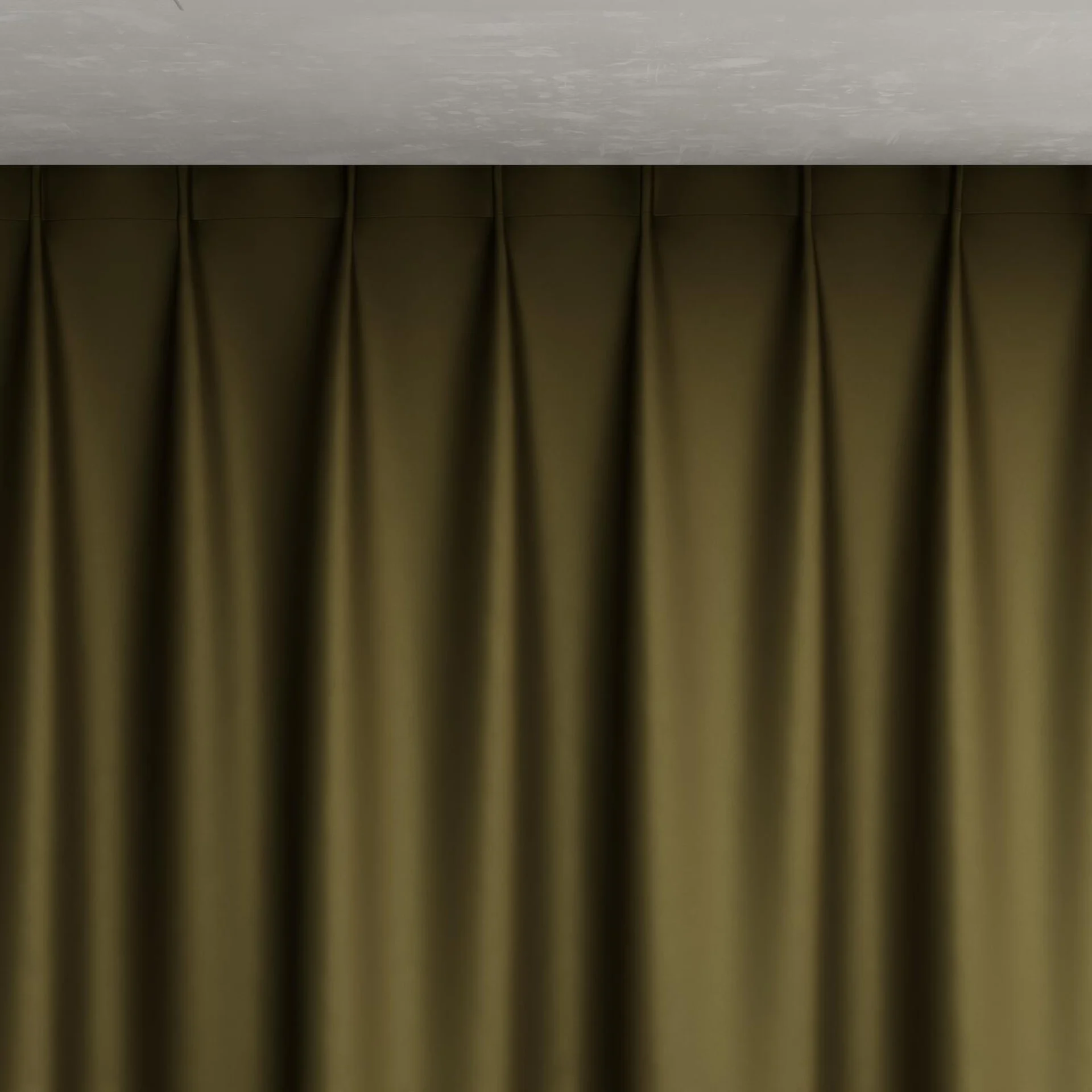 Top view of Sleek Camouflage, pinch pleat