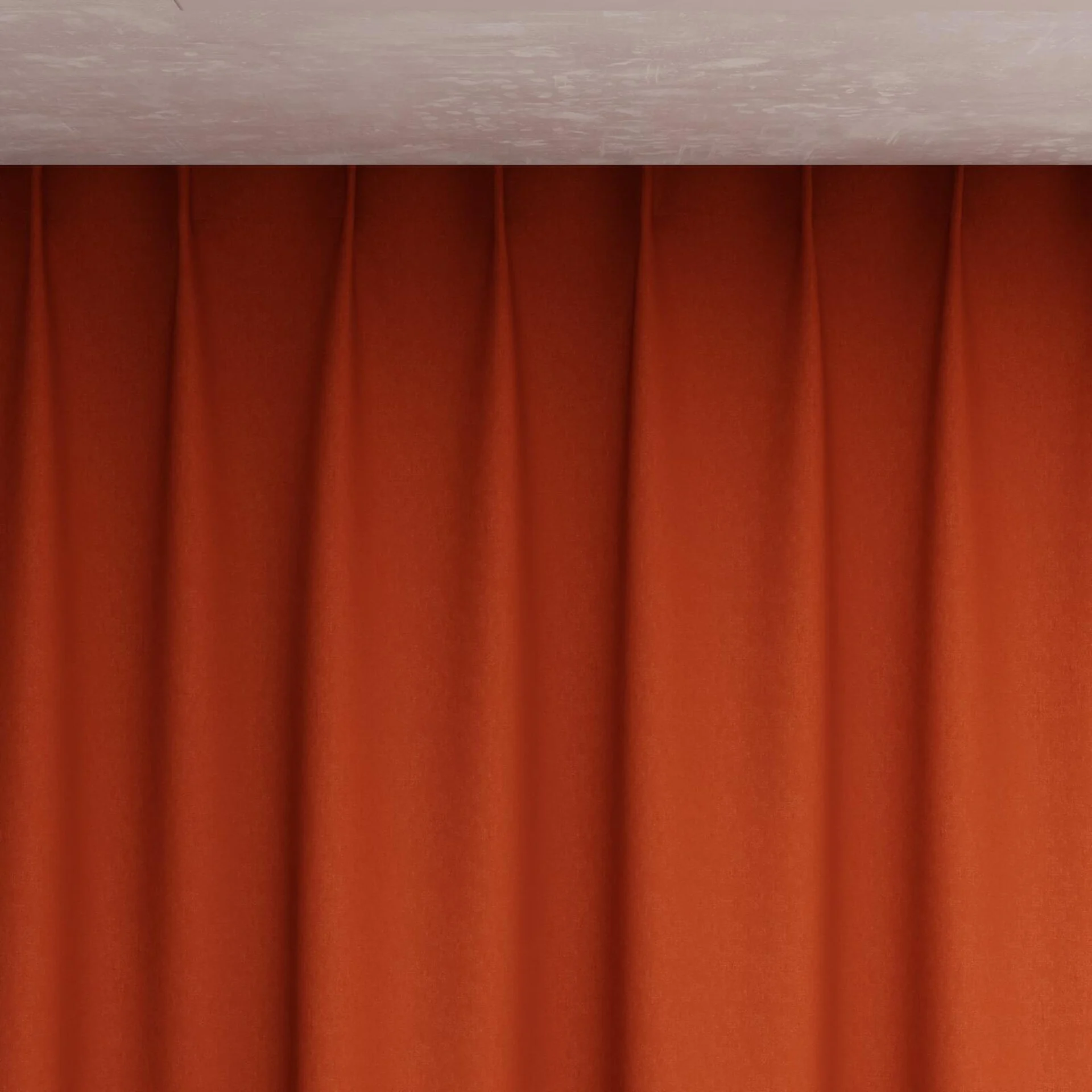 Top view of Luxo Spice, pinch pleat