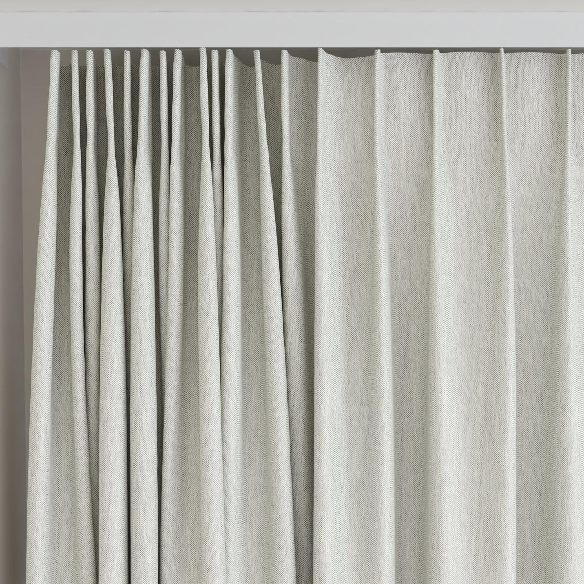 Top view of Dream Weaver 300 Granite, on curtain rail
