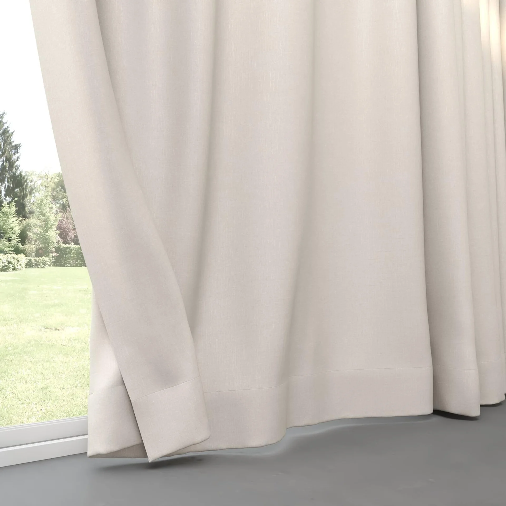 Bottom view of Bavaria Nougat, pinch pleat