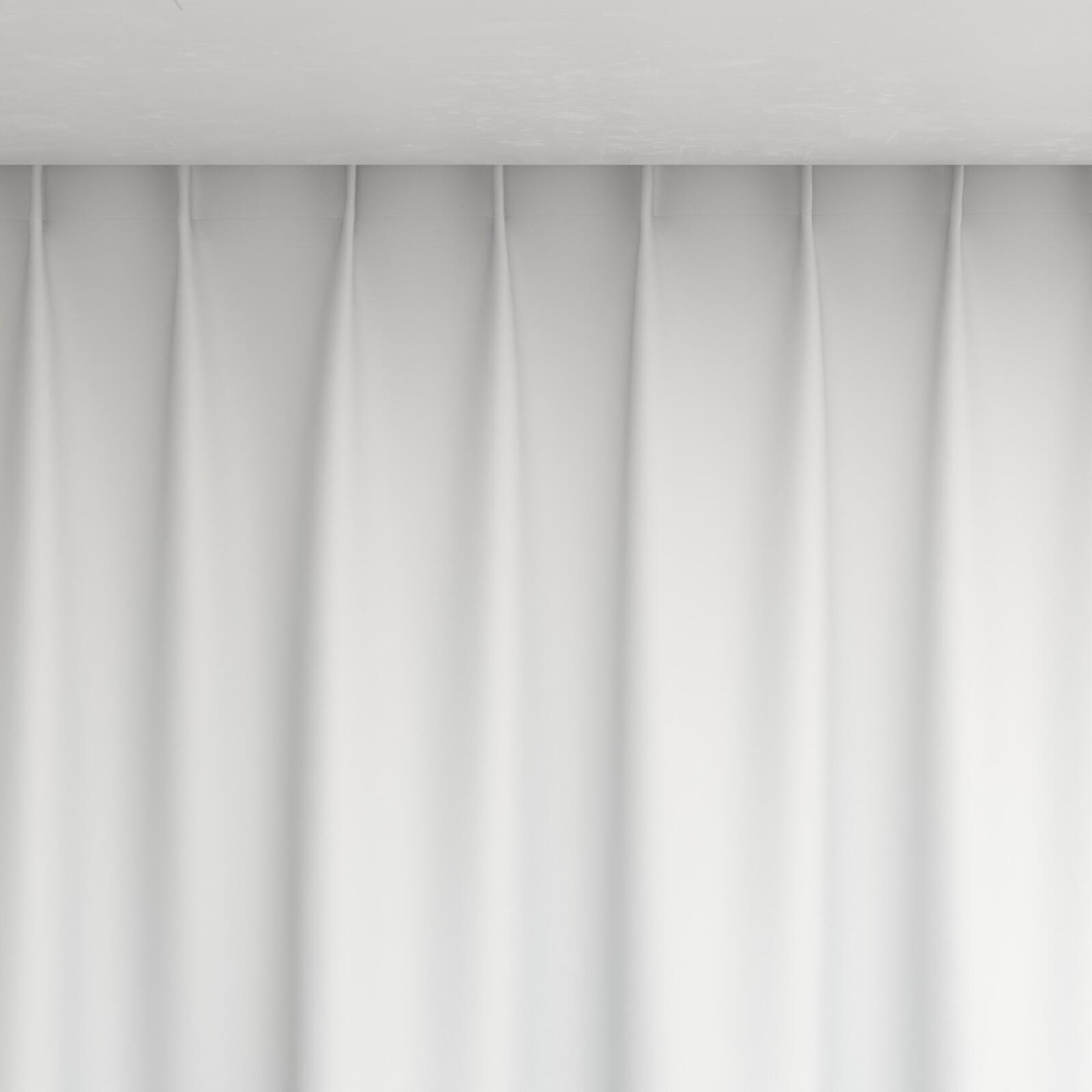 Top view of Woolskin Swan, pinch pleat