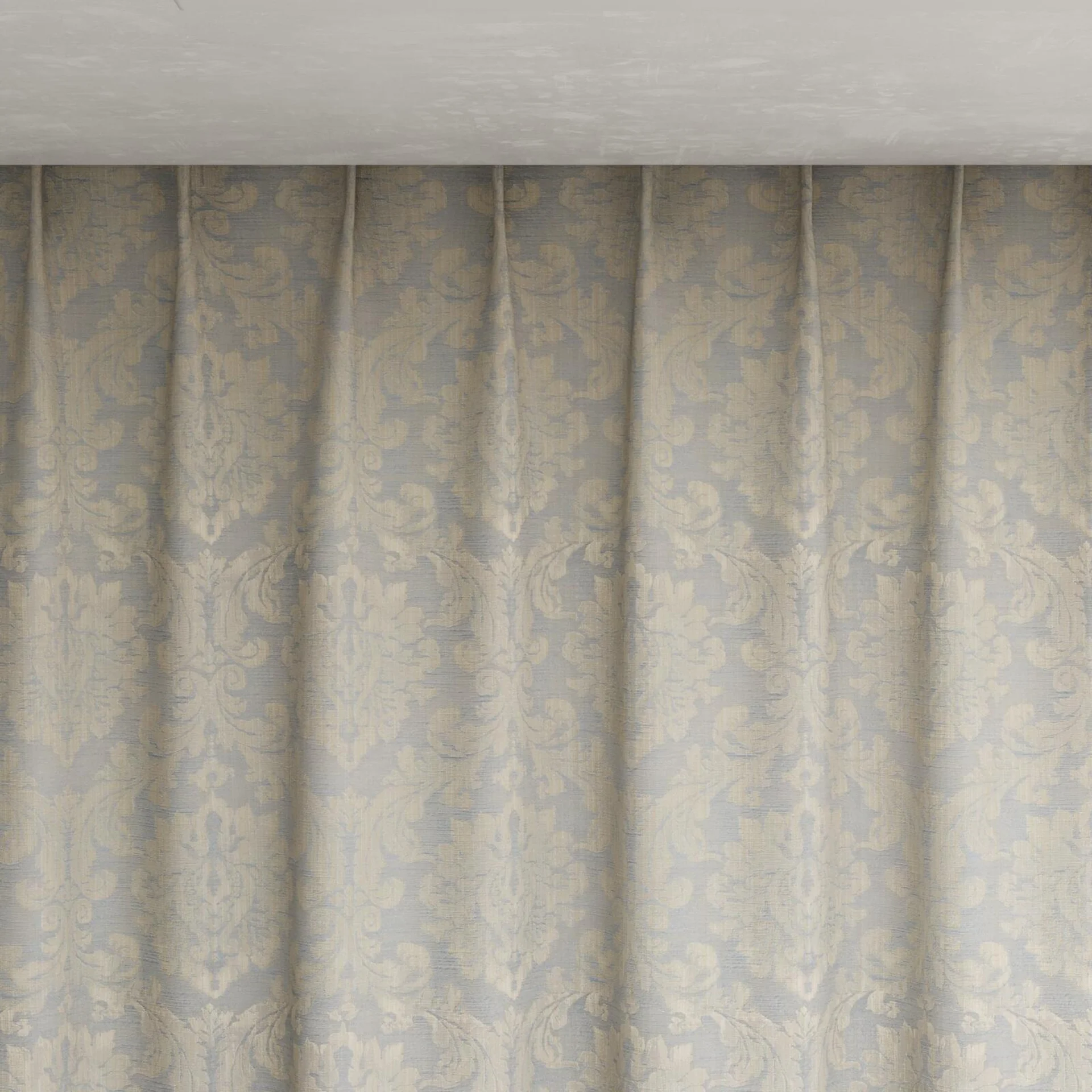 Top view of Damian Gull, pinch pleat
