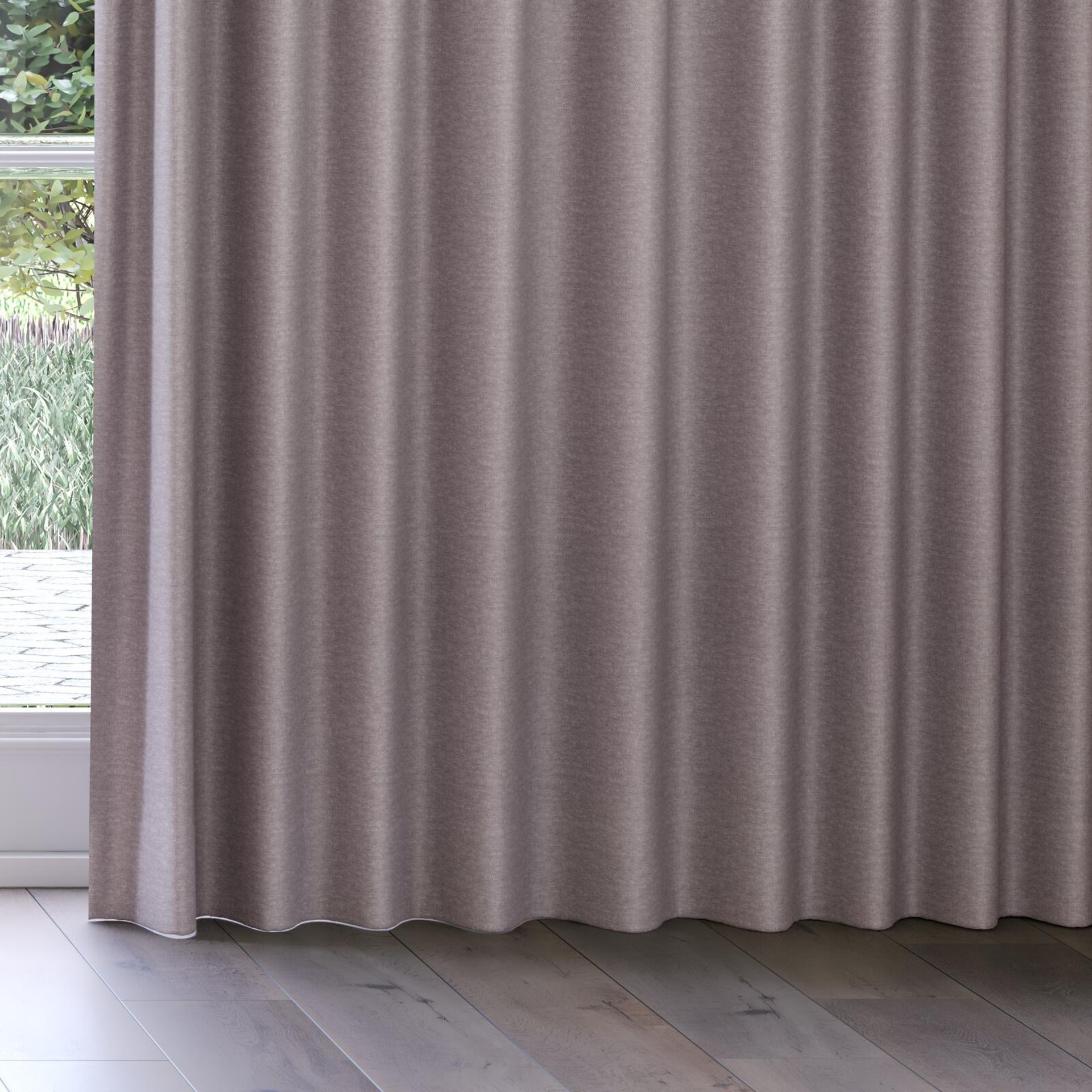 Bottom view of Goa Sparrow, on curtain rail