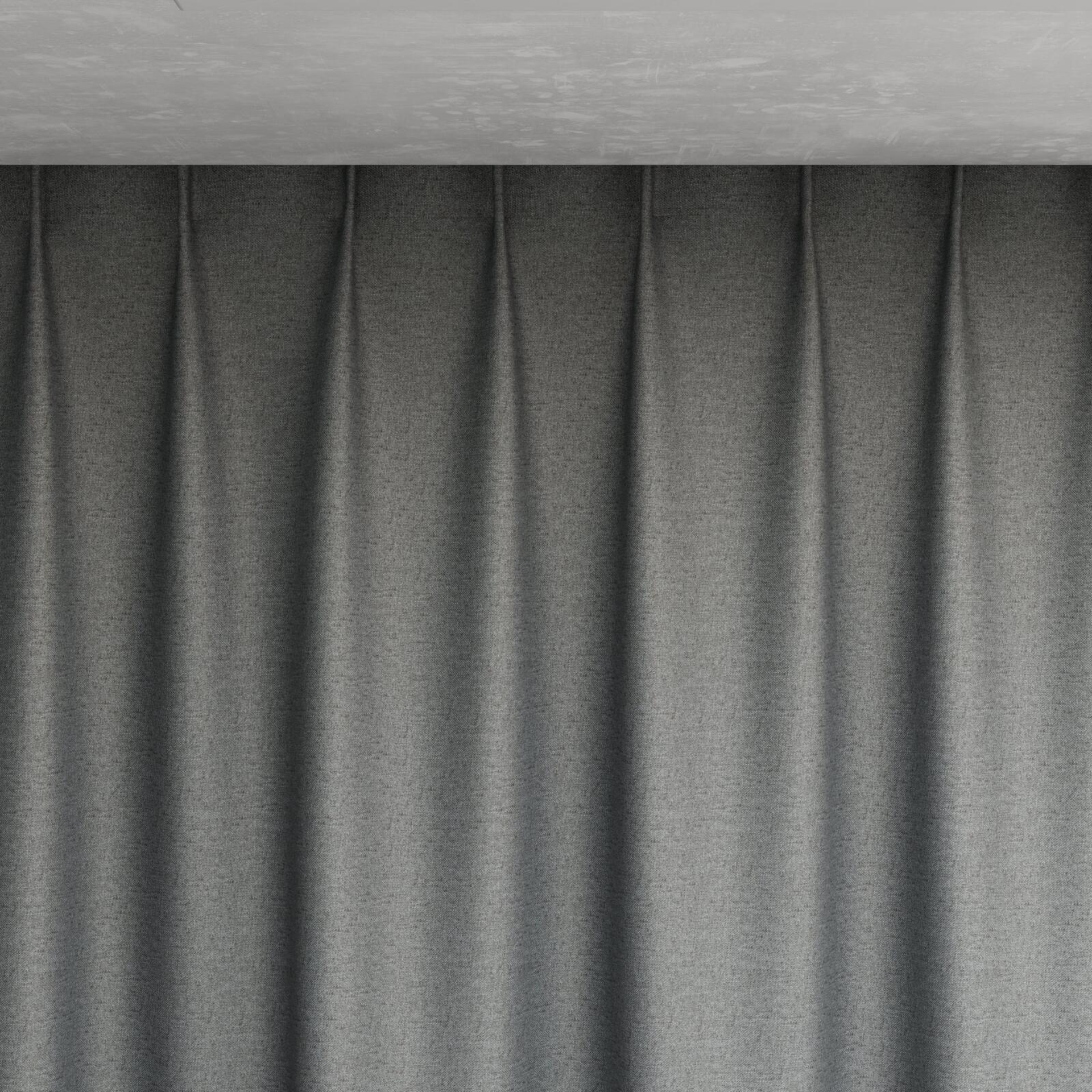 Top view of Grove Steel, pinch pleat