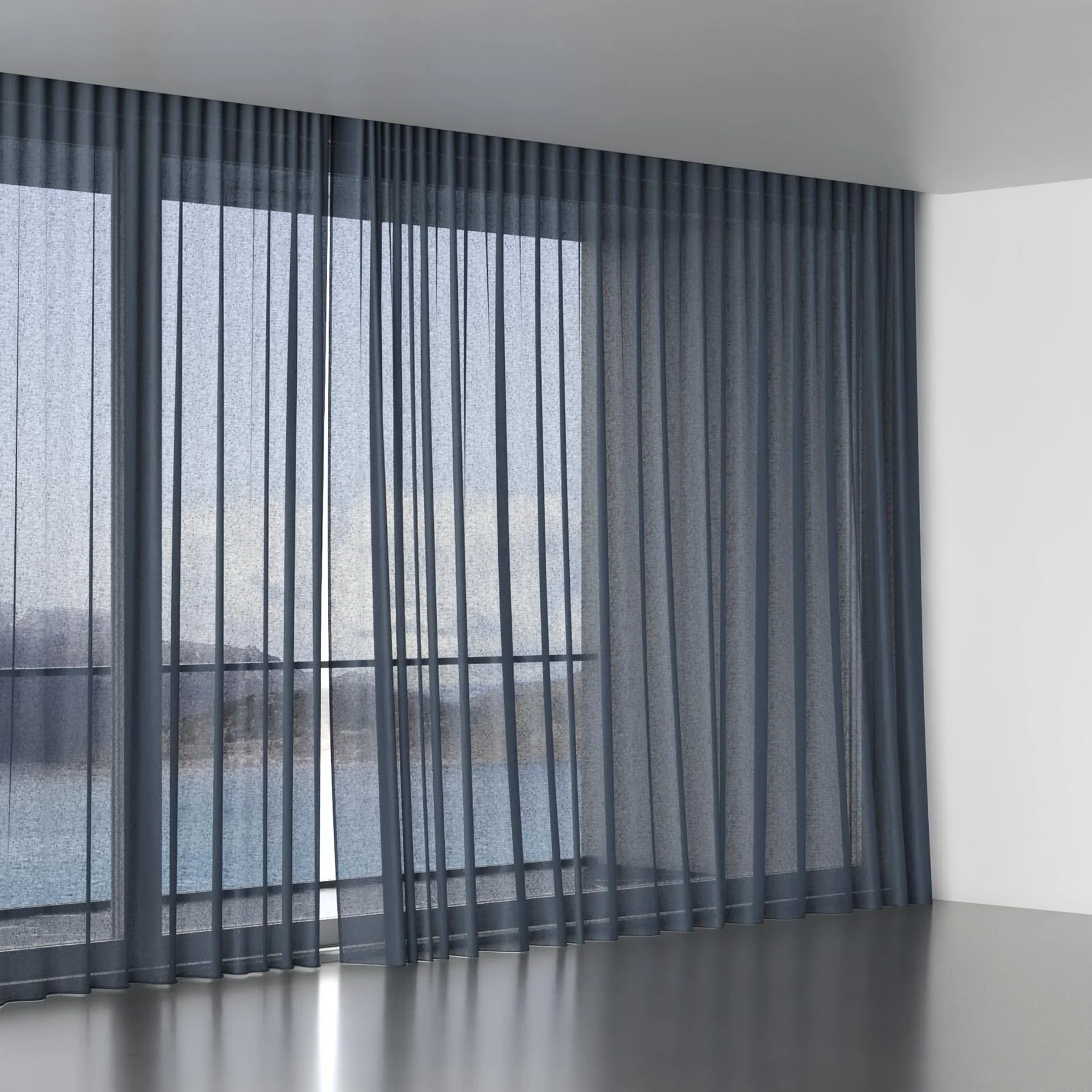 Full view of Laconia Air Ocean, wave pleat