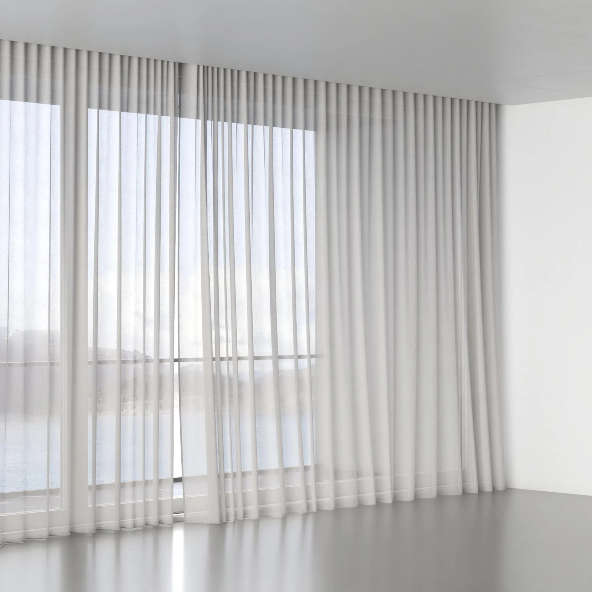Full view of Antipodes Oyster, wave pleat