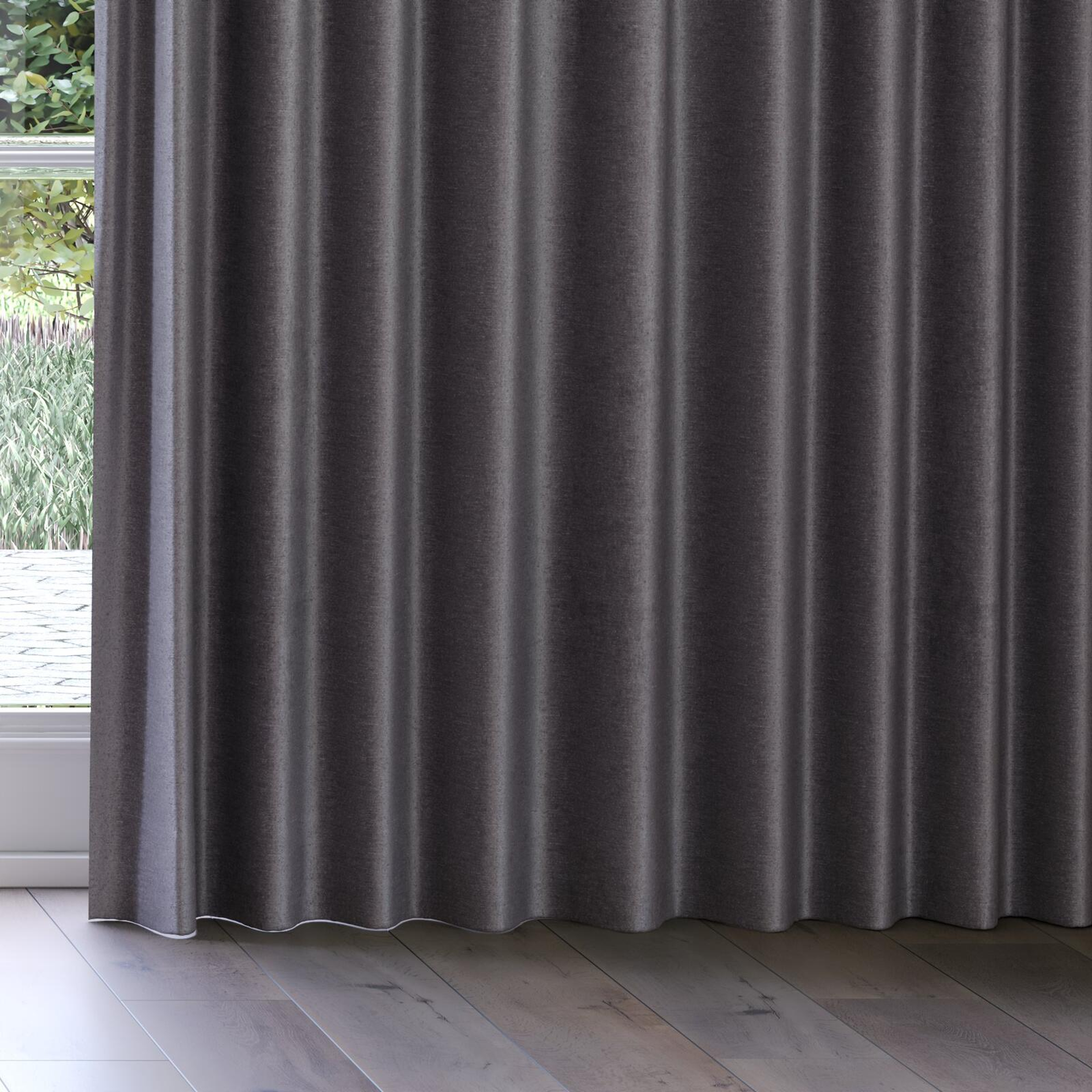 Bottom view of Lambada Metal, on curtain rail