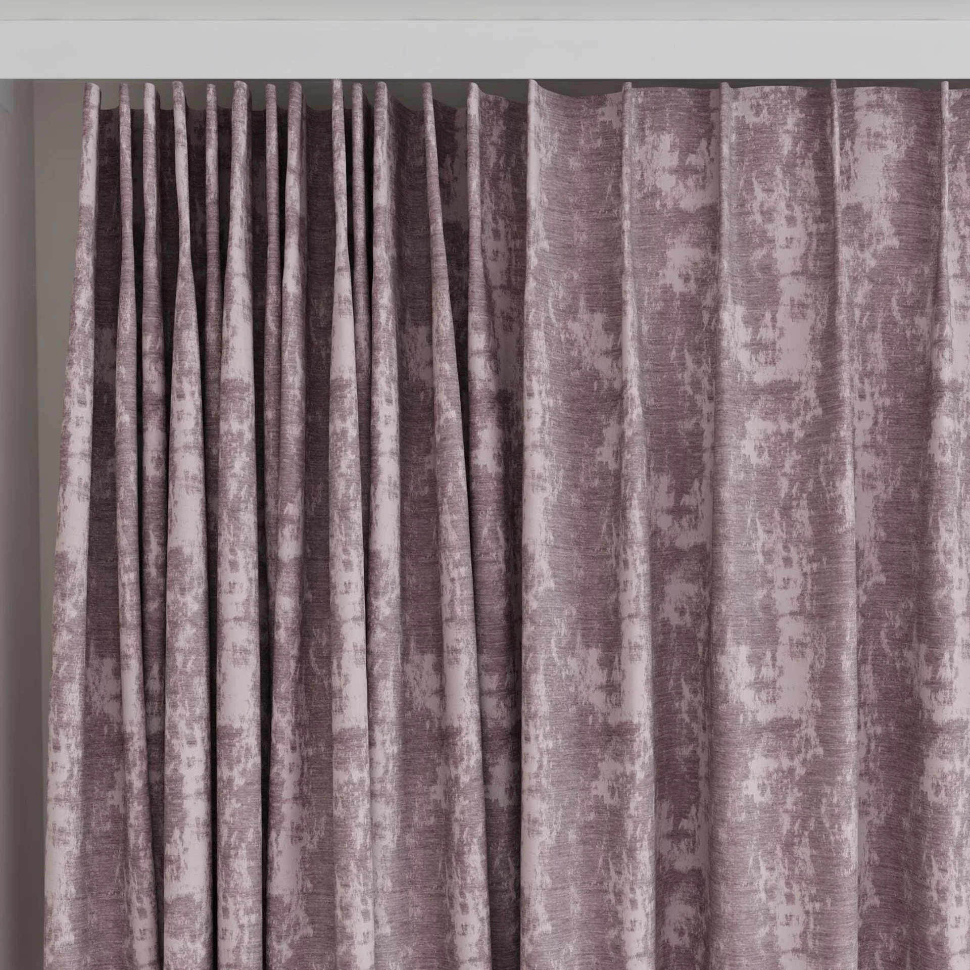Top view of Innovation Shadow, on curtain rail
