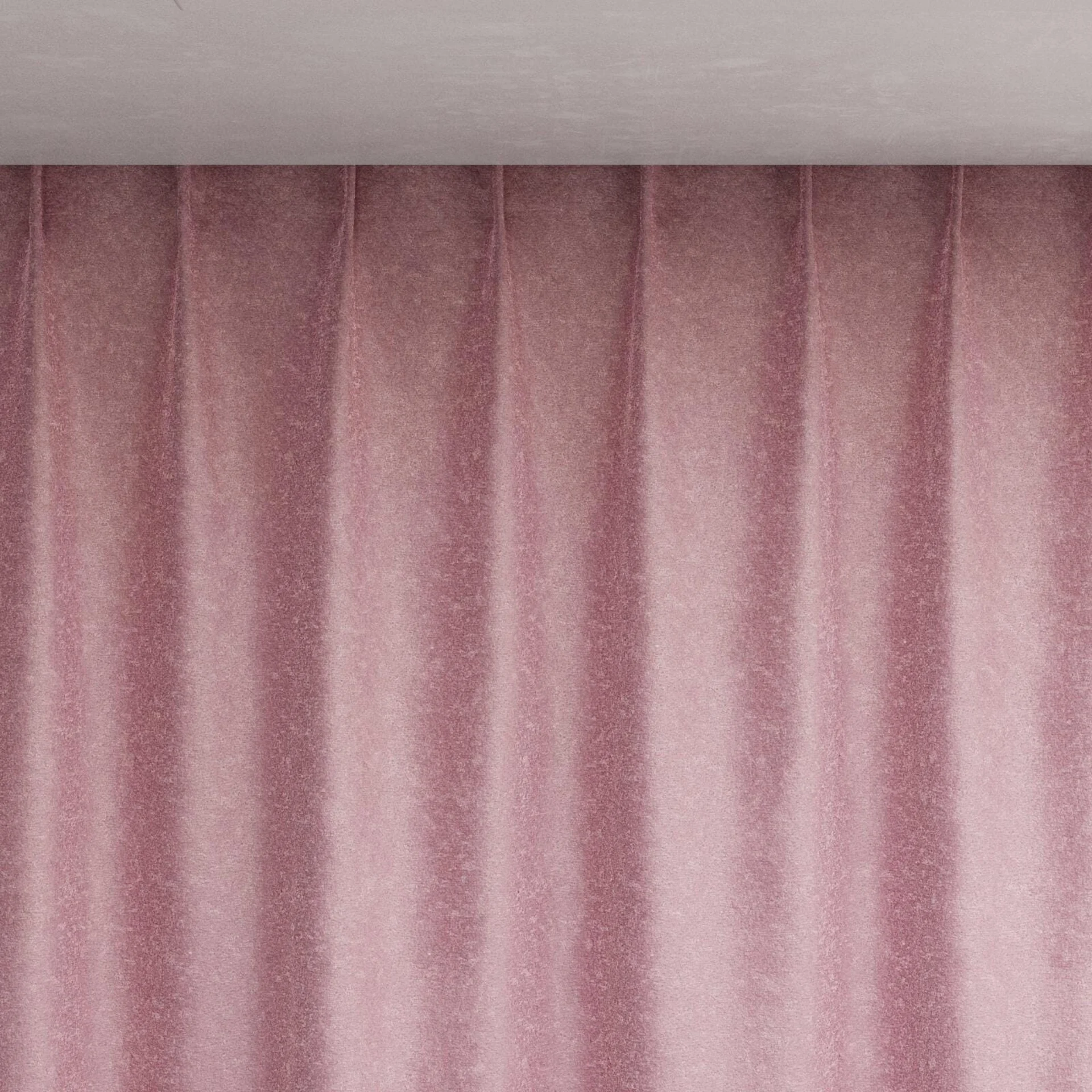 Top view of Brigadier Boudoir, pinch pleat