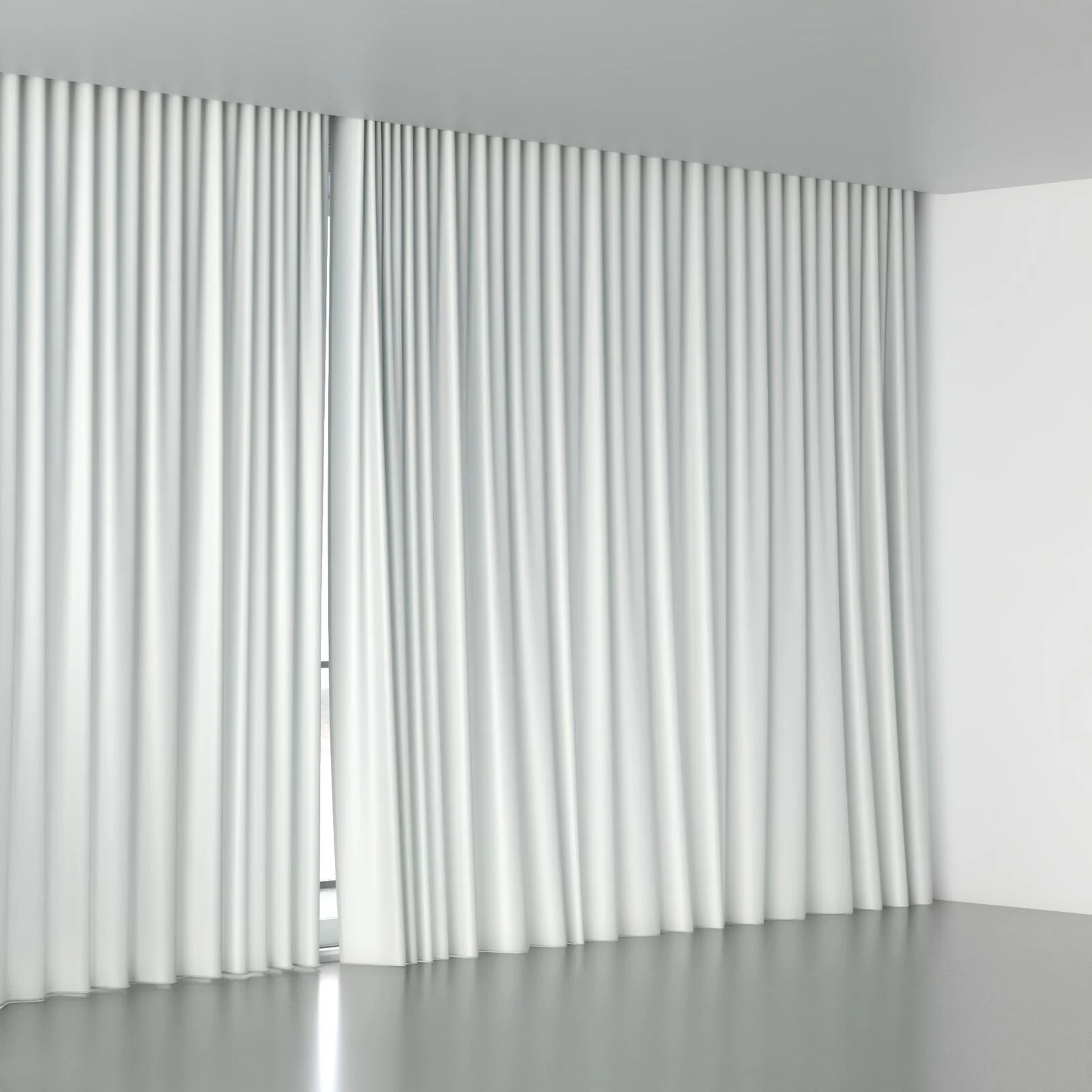 Full view of Optima Stone, wave pleat