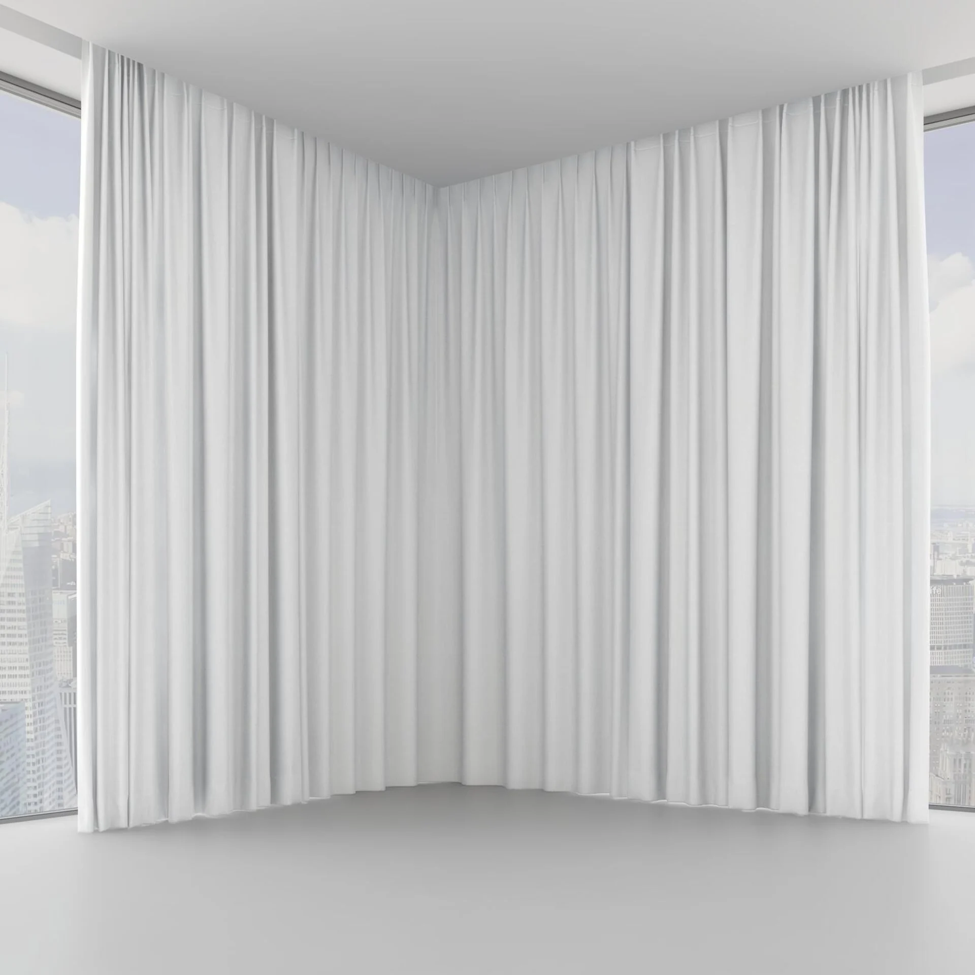 Front view of Bavaria Swan, on hidden rail