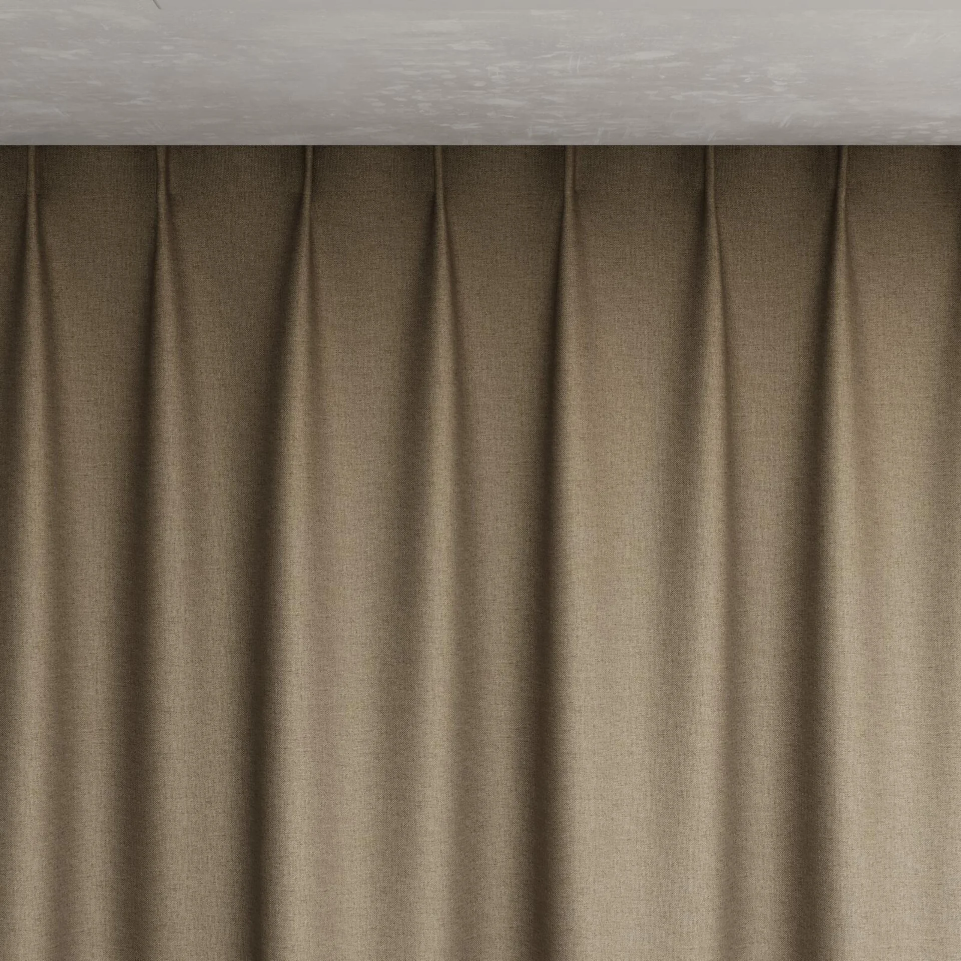 Top view of Grove Beaver, pinch pleat