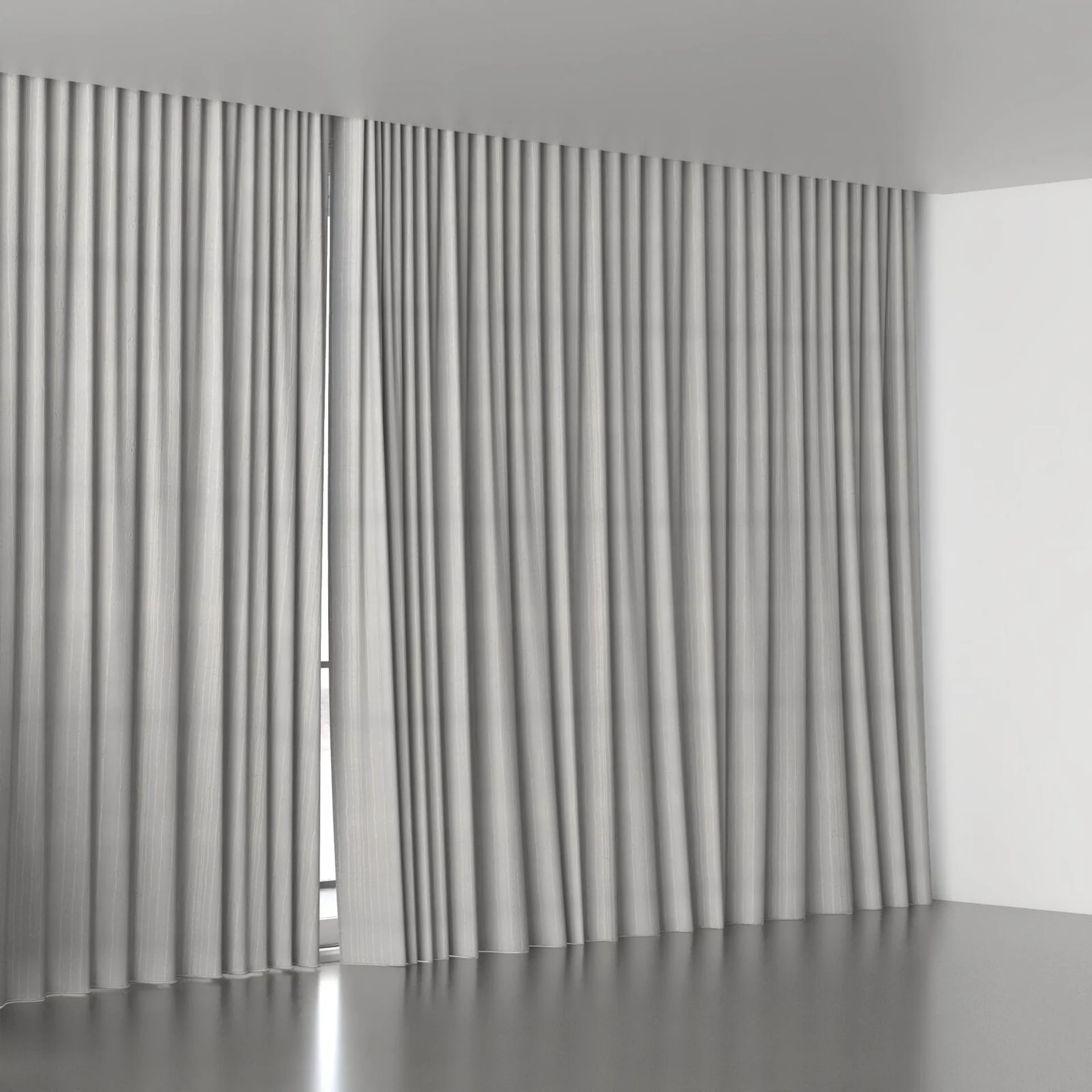 Full view of Mira Birch, wave pleat