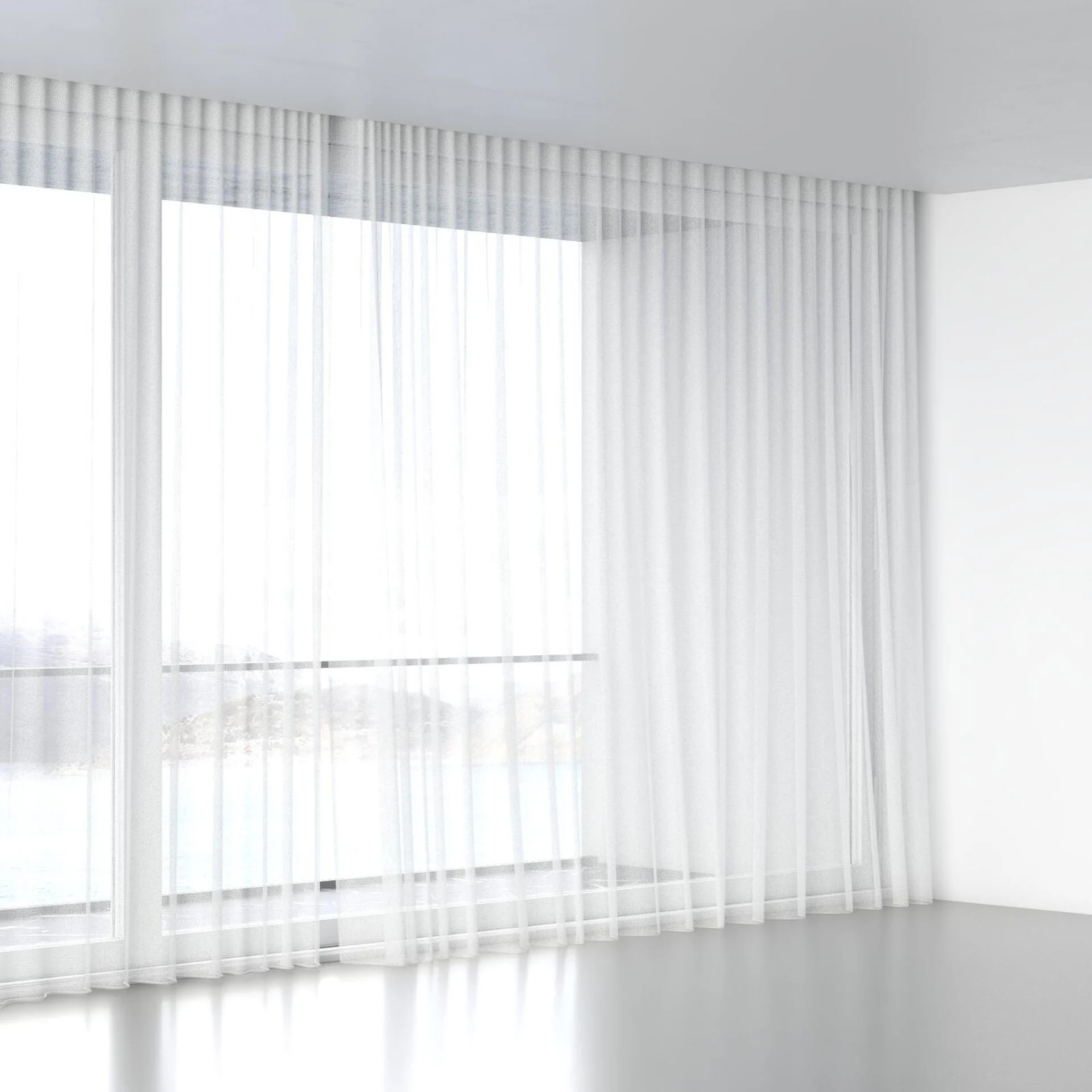 Full view of Cosmos Pure, wave pleat