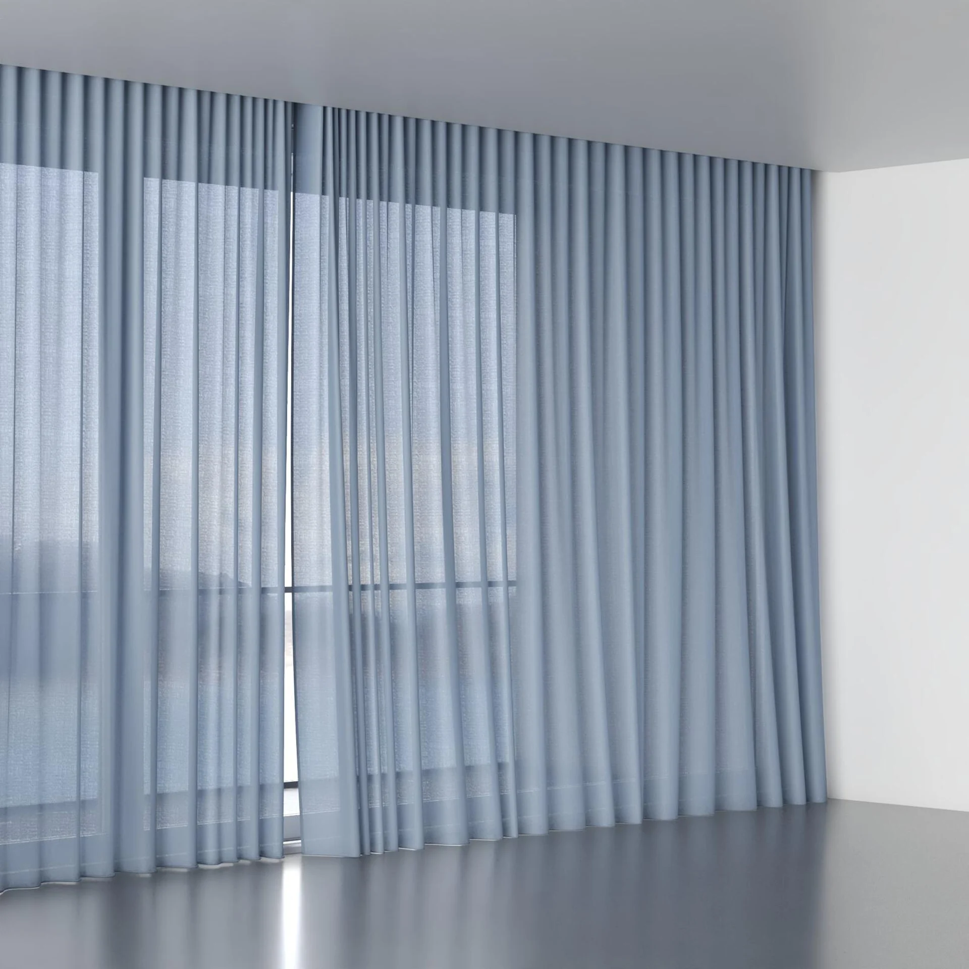 Full view of Sunlight Flint, wave pleat