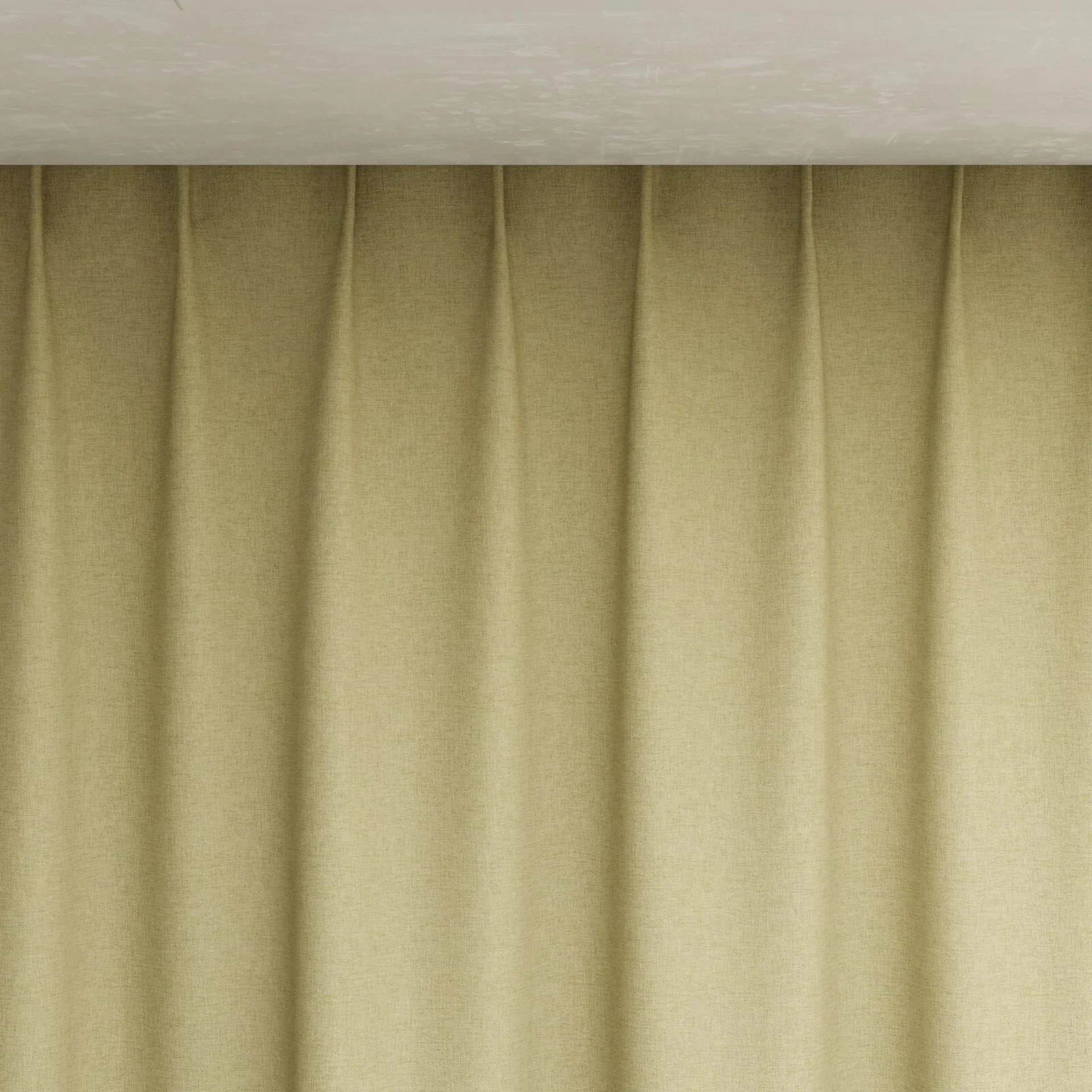 Top view of Envoy 2 Pear 320cm, pinch pleat
