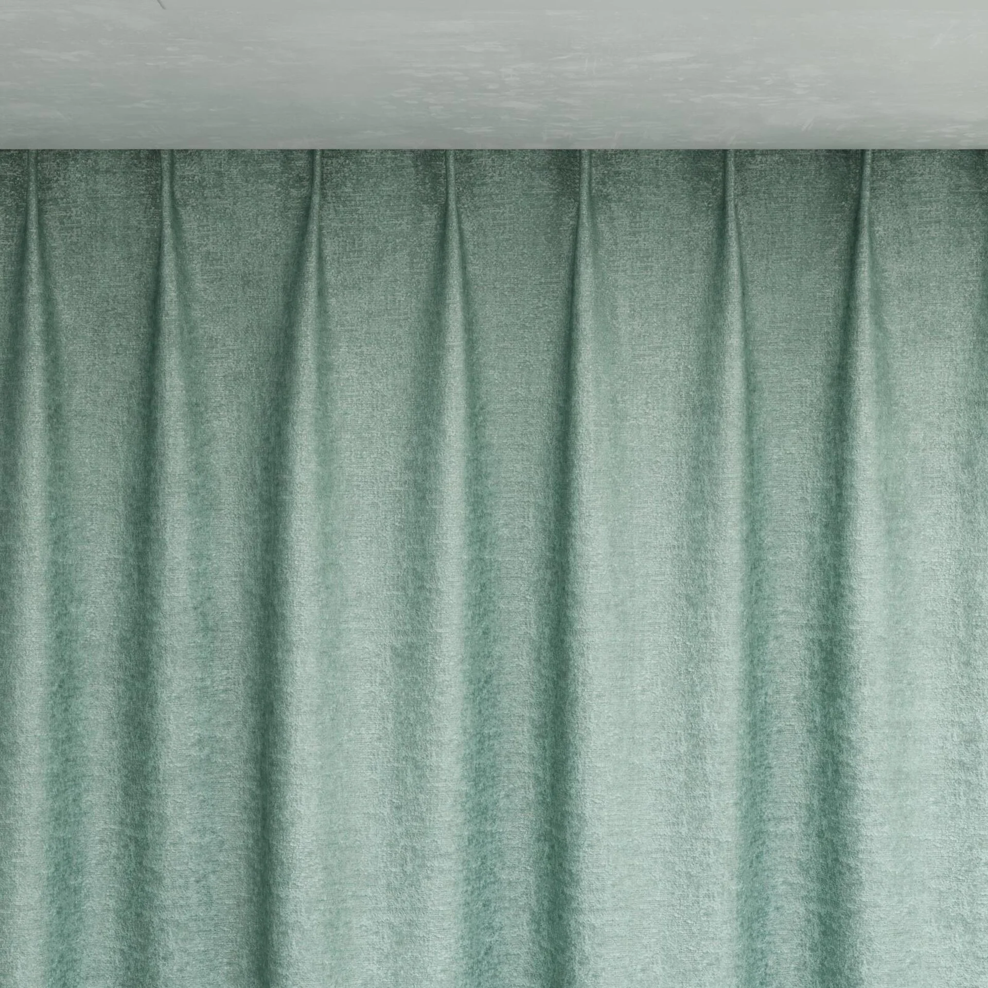 Top view of Hug Porcelain, pinch pleat