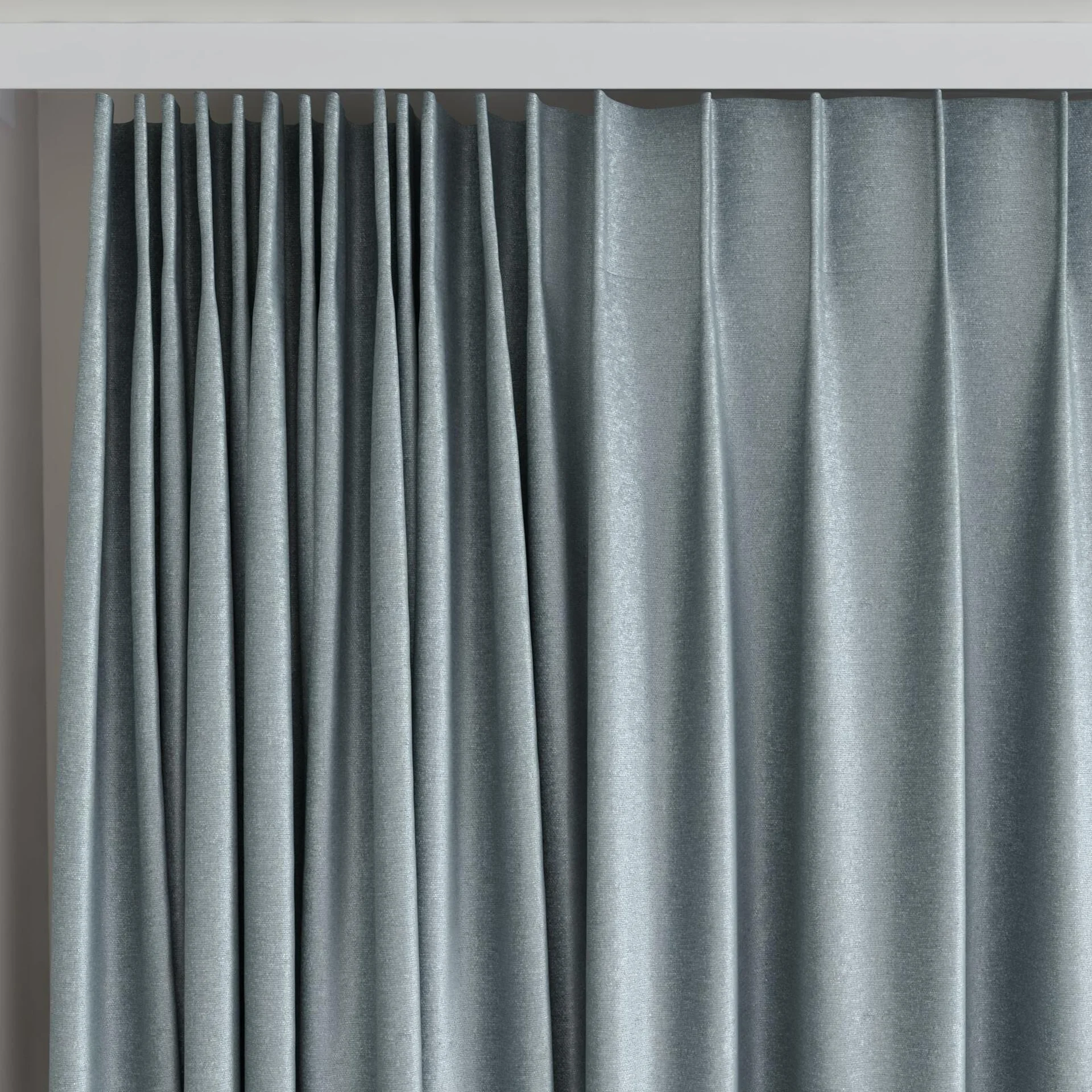 Top view of Recharge Stone, on curtain rail