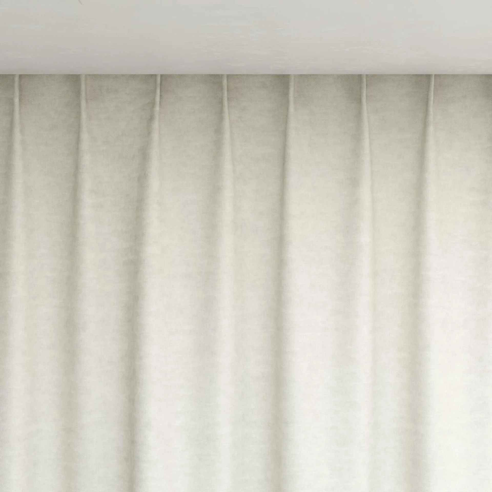 Top view of Colourwash Swan, pinch pleat