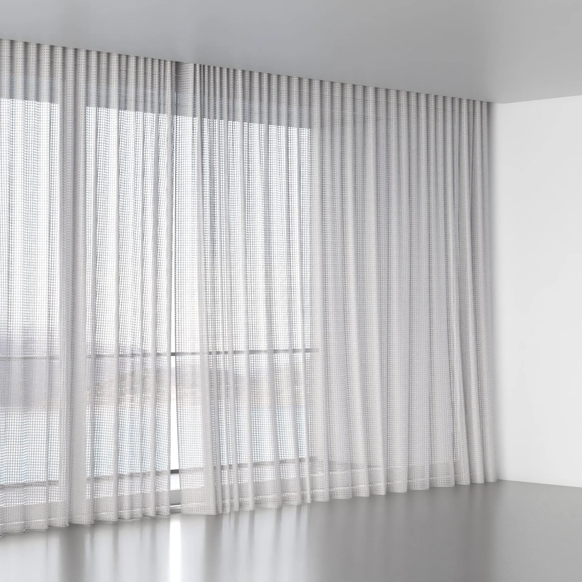 Full view of Bryce Flint, wave pleat