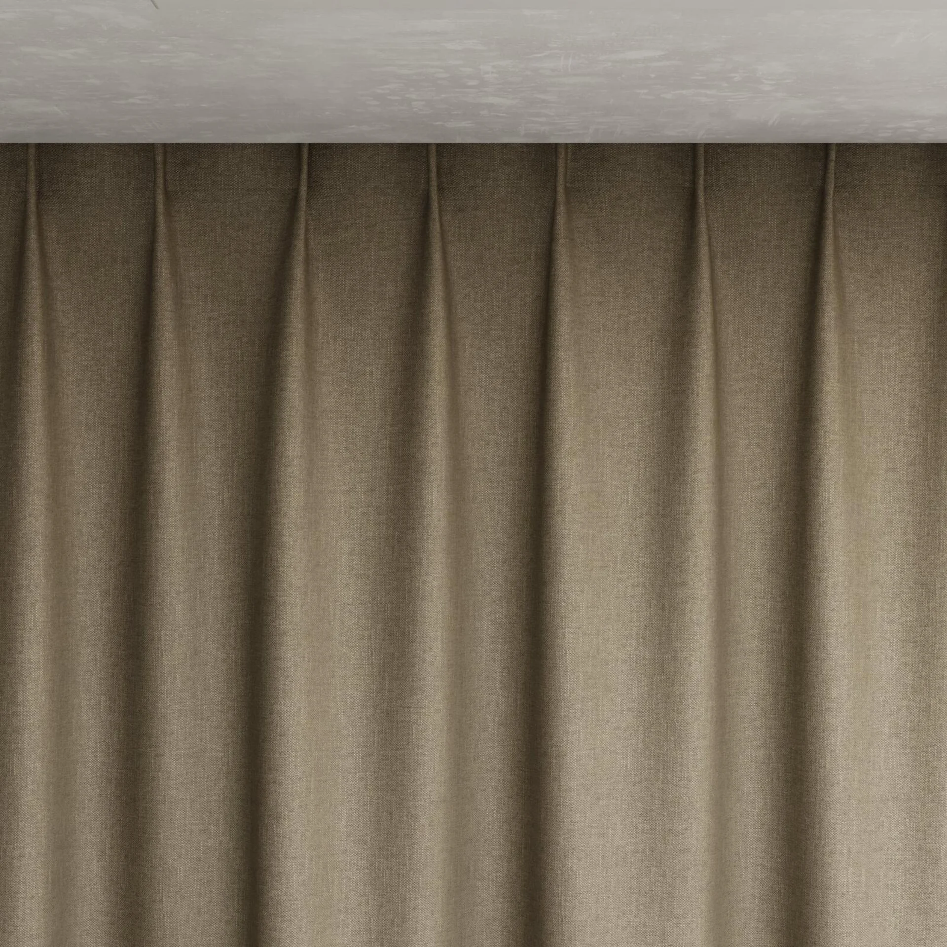 Top view of Perfecto Fossil, pinch pleat