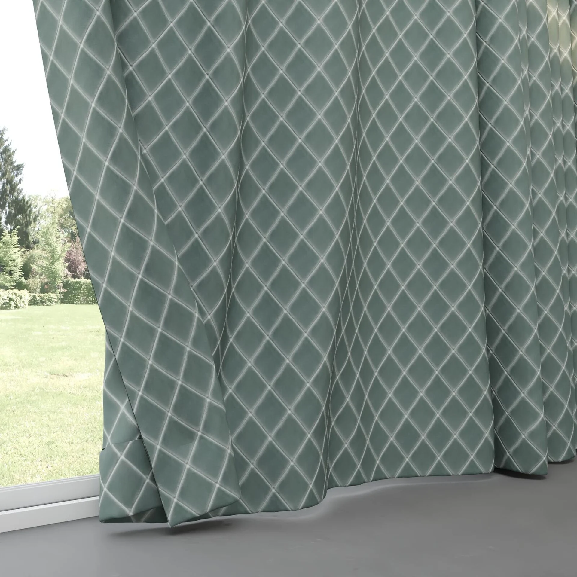 Bottom view of Pantheon Surf, pinch pleat