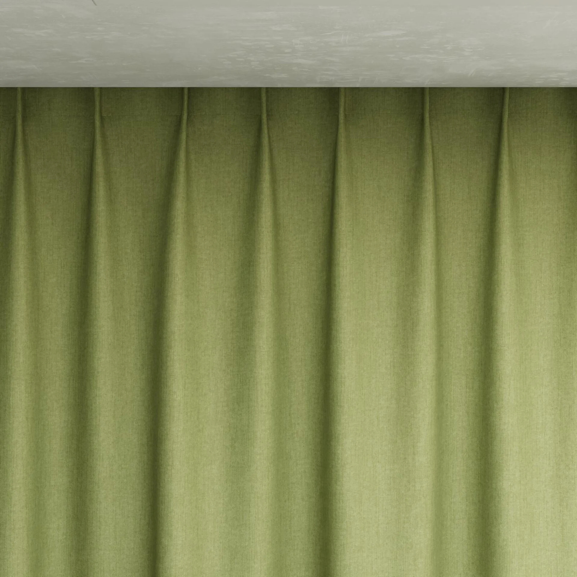 Top view of Cushy Pear, pinch pleat