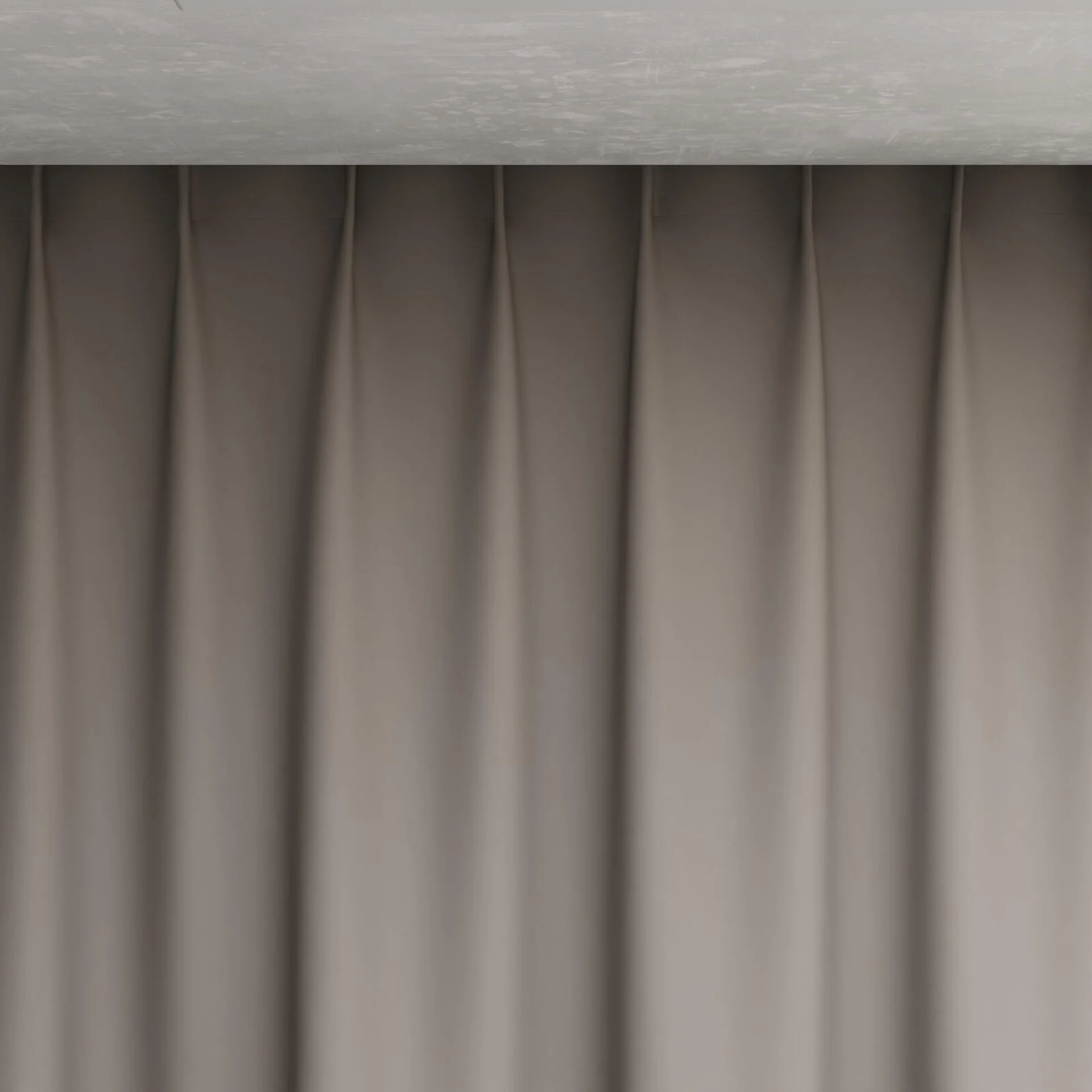 Top view of Vela Ash, pinch pleat