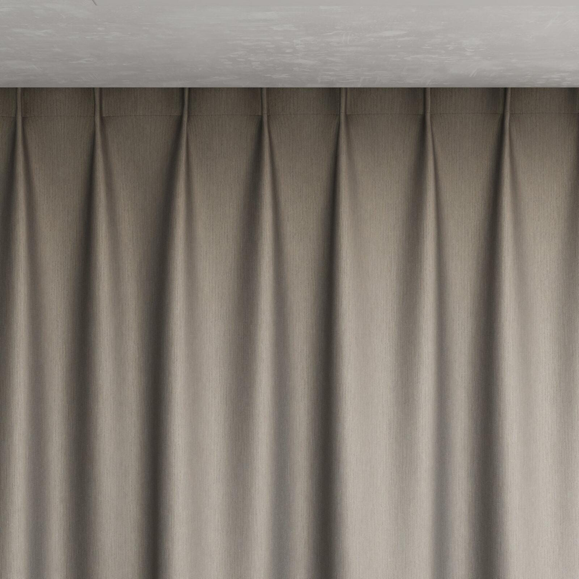 Top view of Re-Boot Zinc, pinch pleat