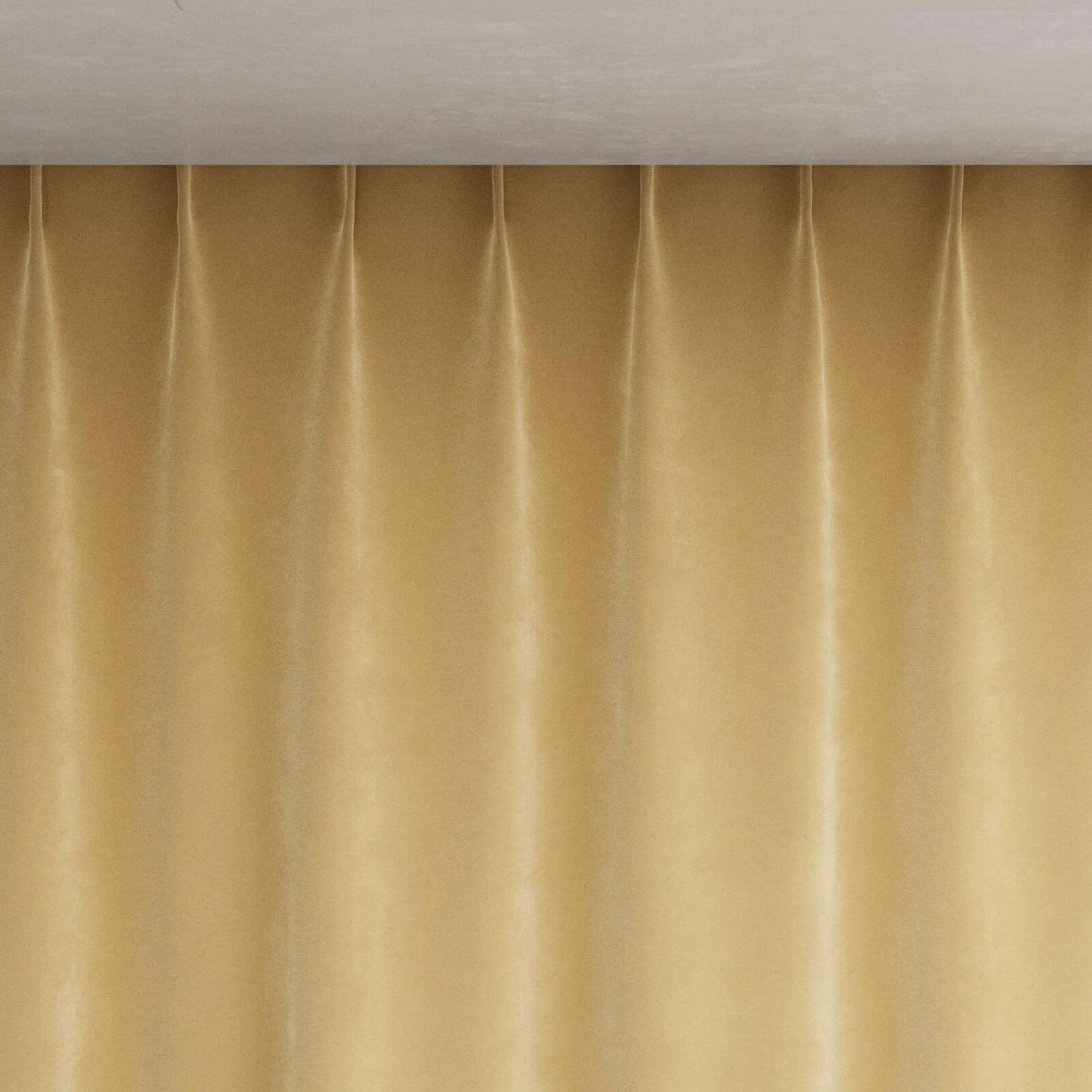 Top view of Lux Velvet Antelope 8406, pinch pleat