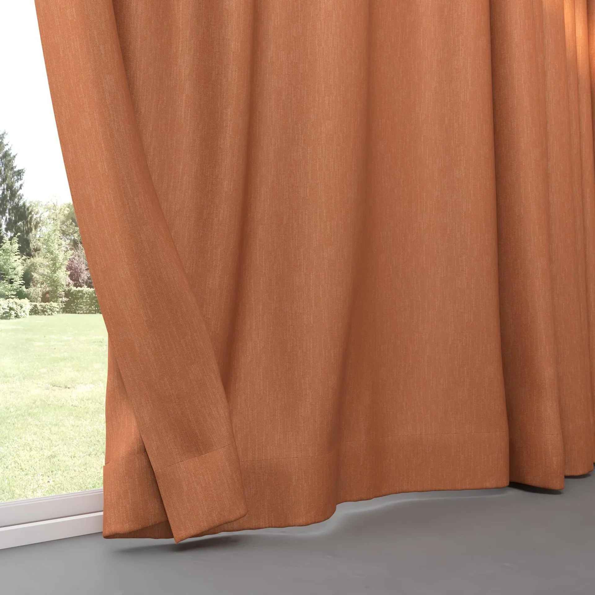 Bottom view of Excel Sienna, pinch pleat