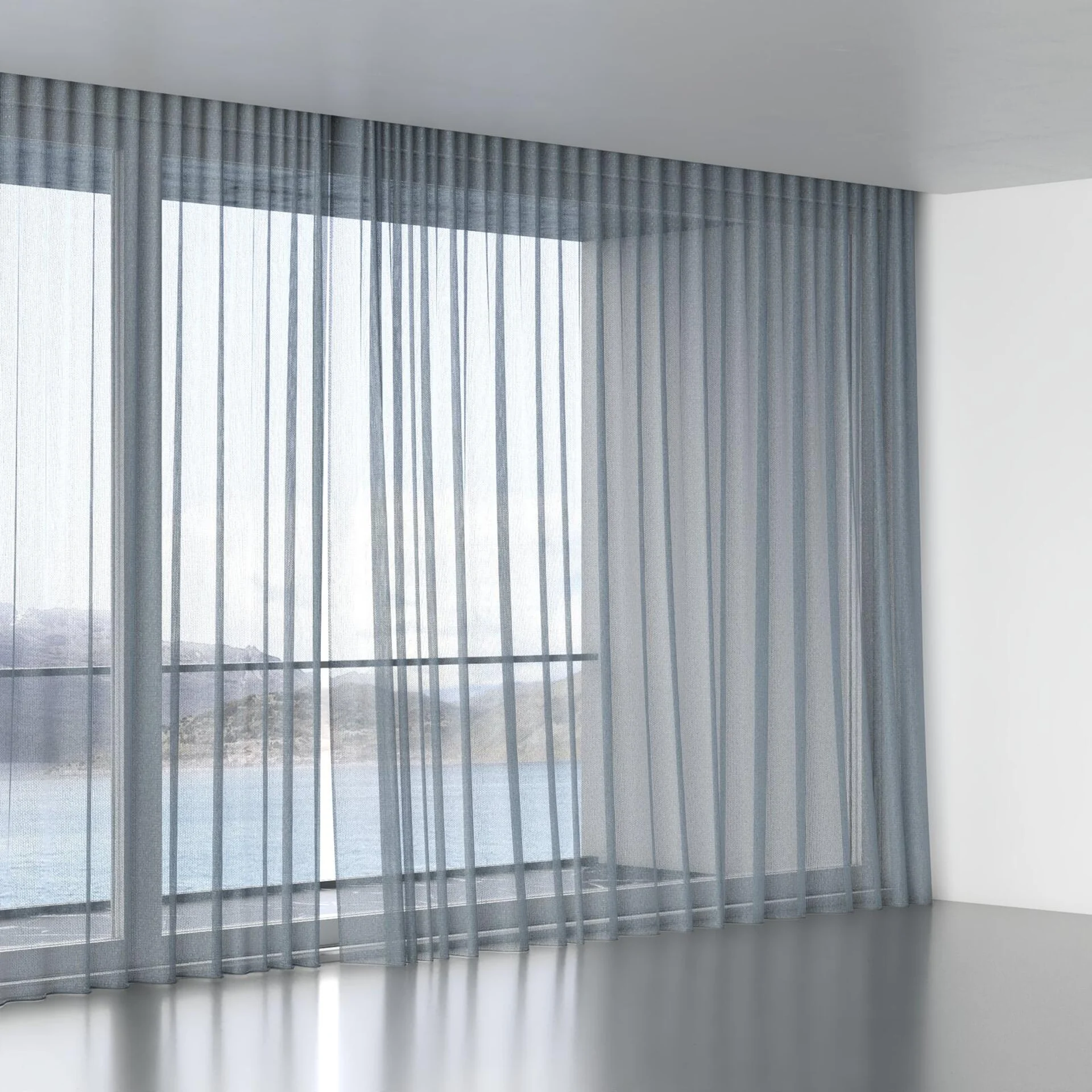 Full view of Cosmos Horizon, wave pleat