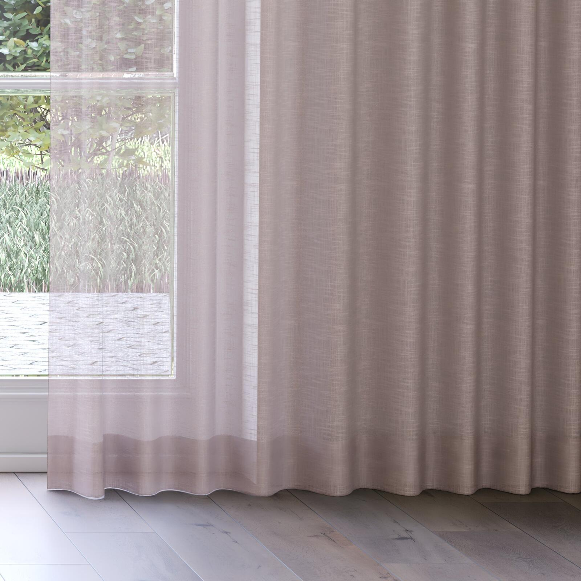 Bottom view of Savina Brick, on curtain rail