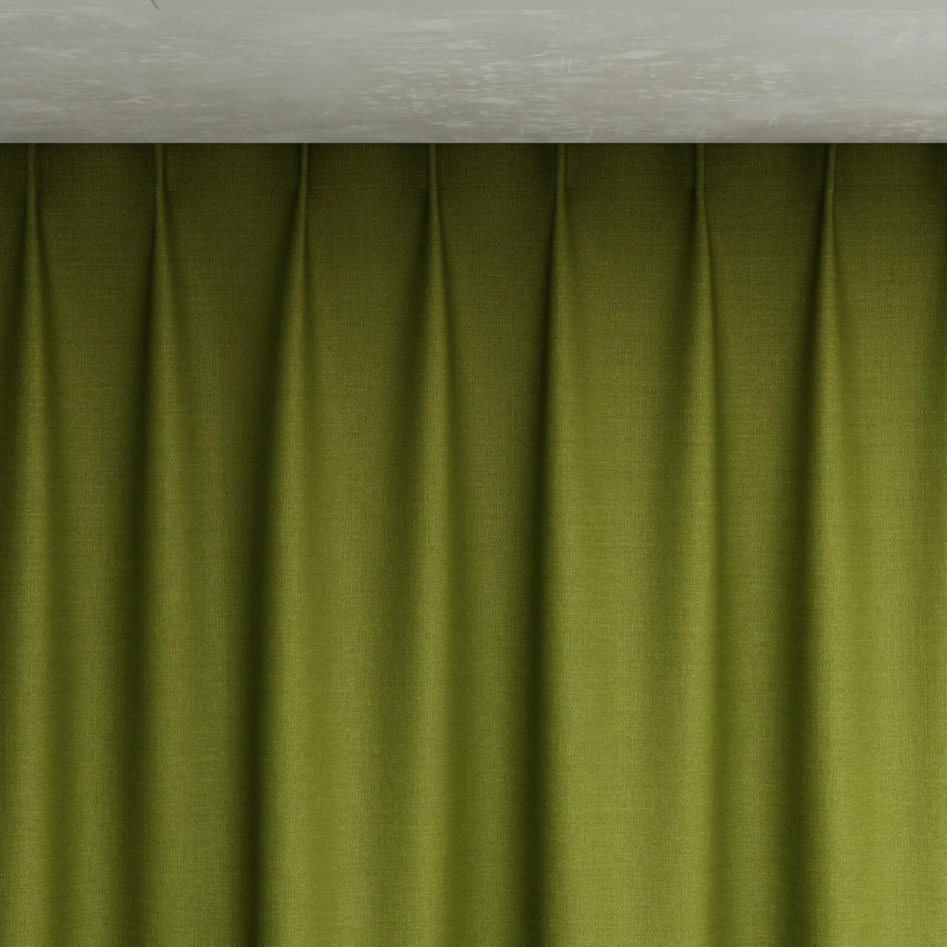 Top view of Linex Leaf, pinch pleat