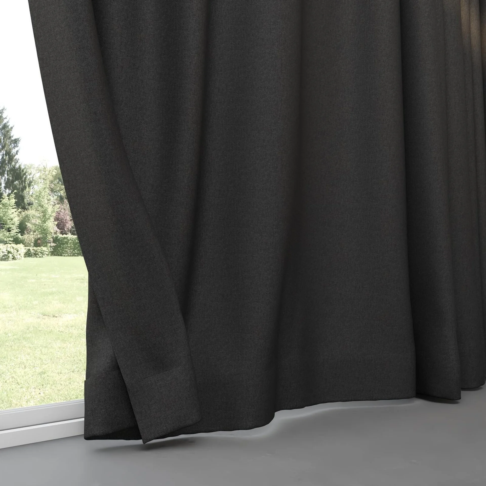 Bottom view of Infinite Granite, pinch pleat