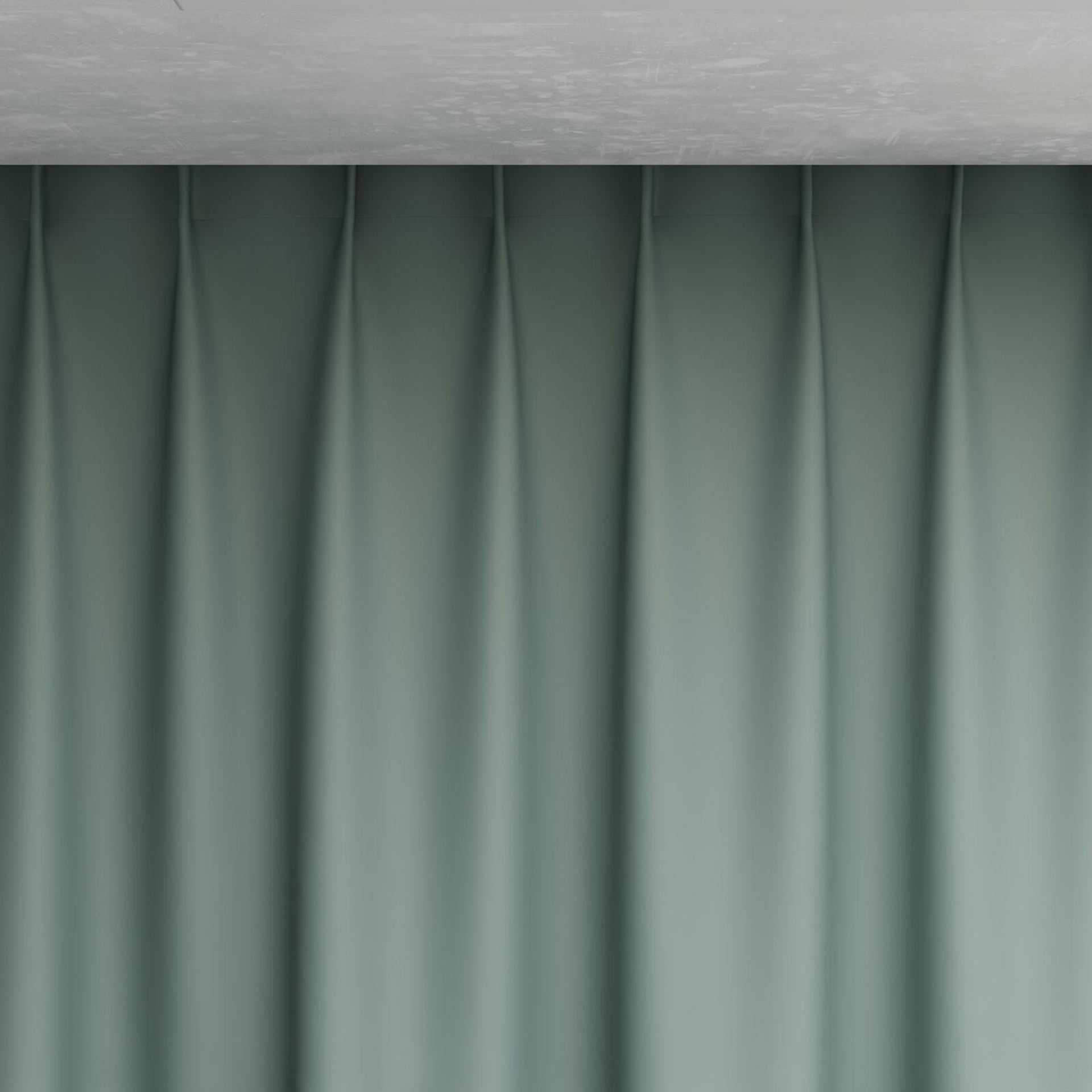 Top view of Ultra Dim Mist, pinch pleat