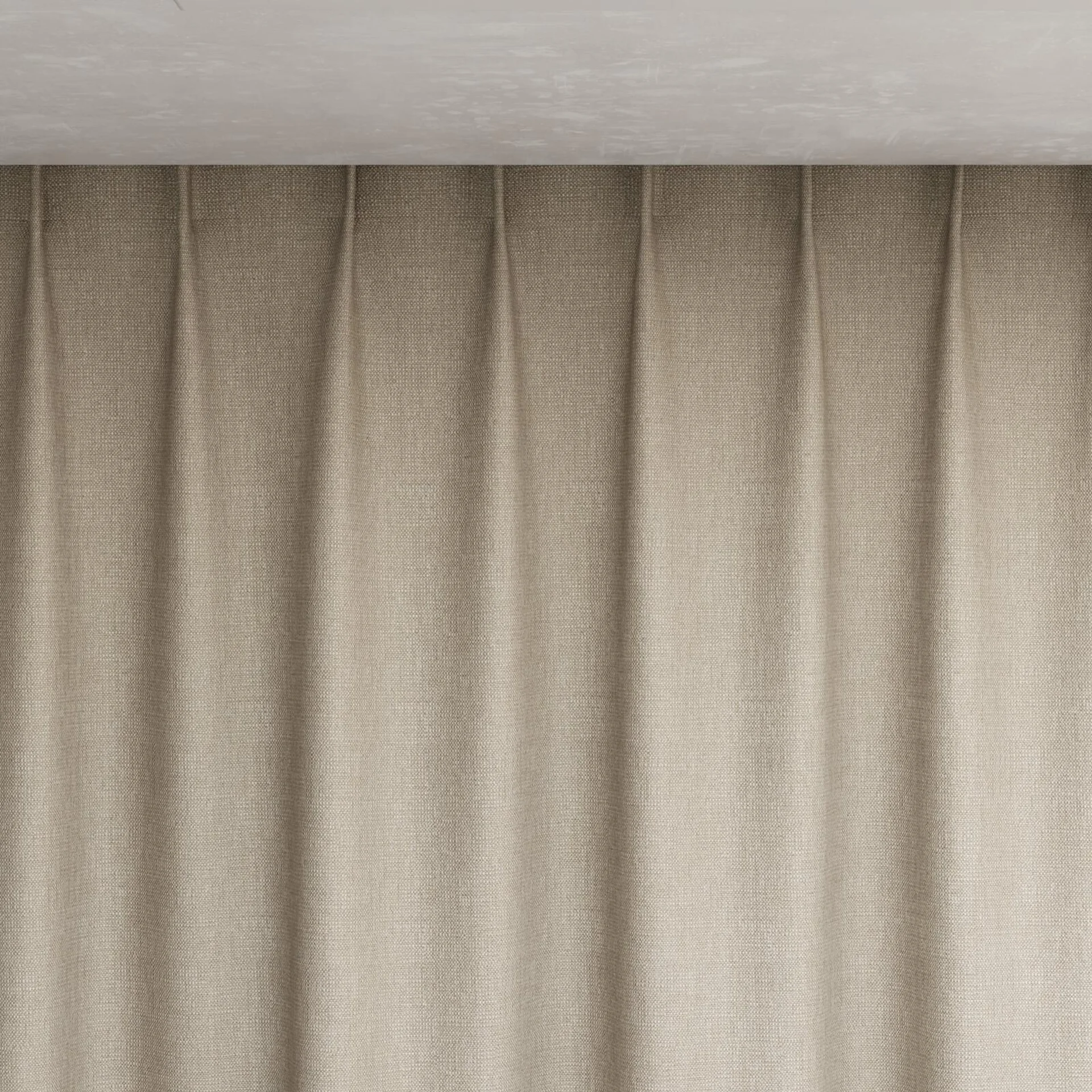 Top view of Gent Fossil, pinch pleat