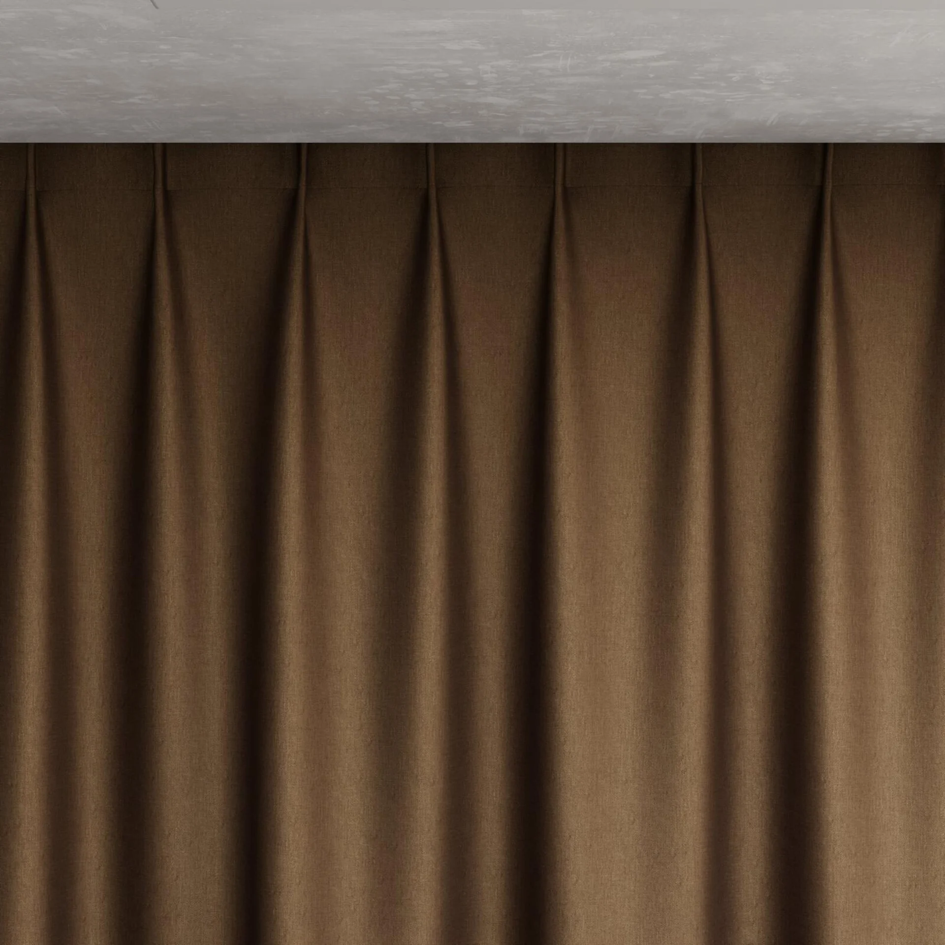 Top view of Matrix Maroon, pinch pleat