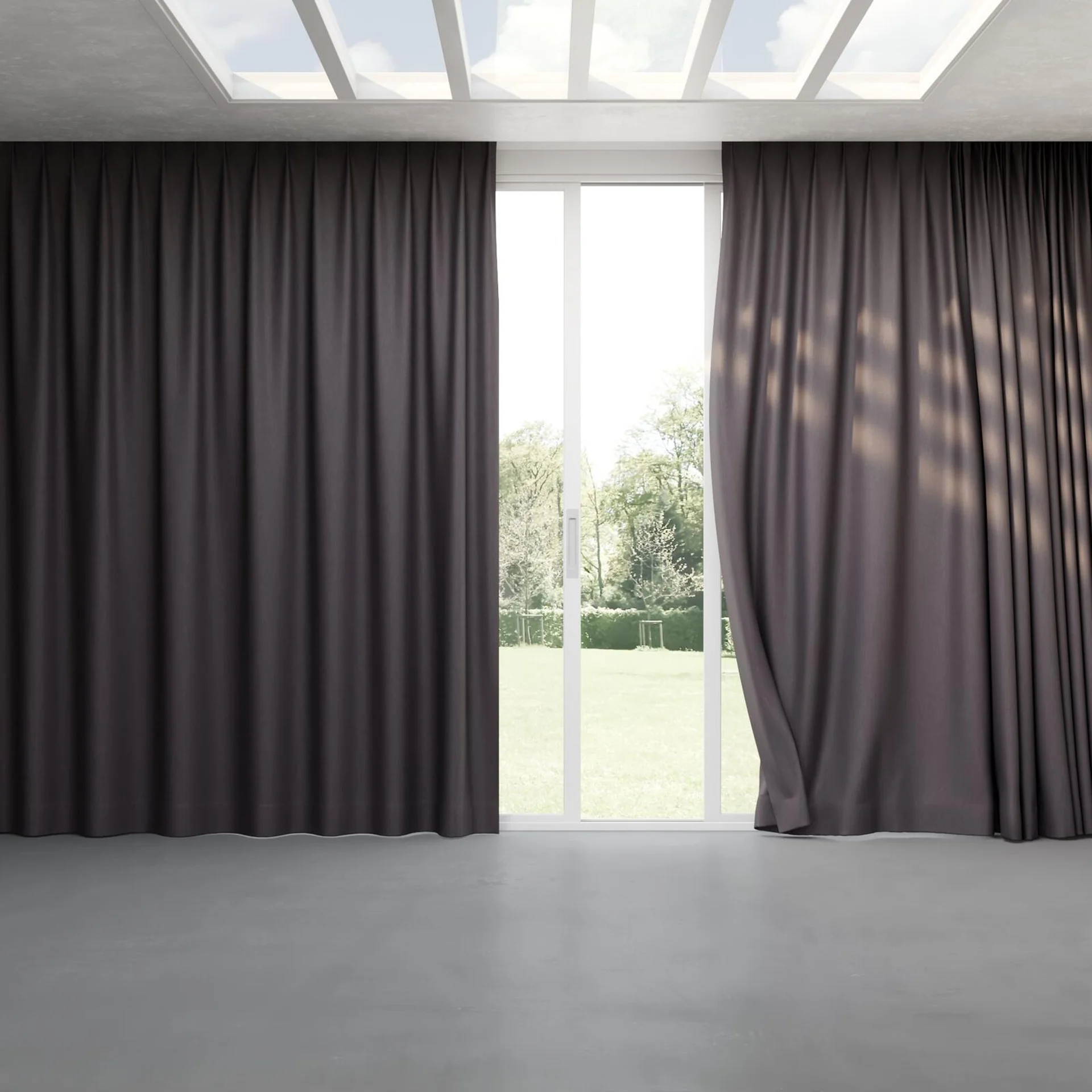 Full view of Cordoba Griffin, pinch pleat