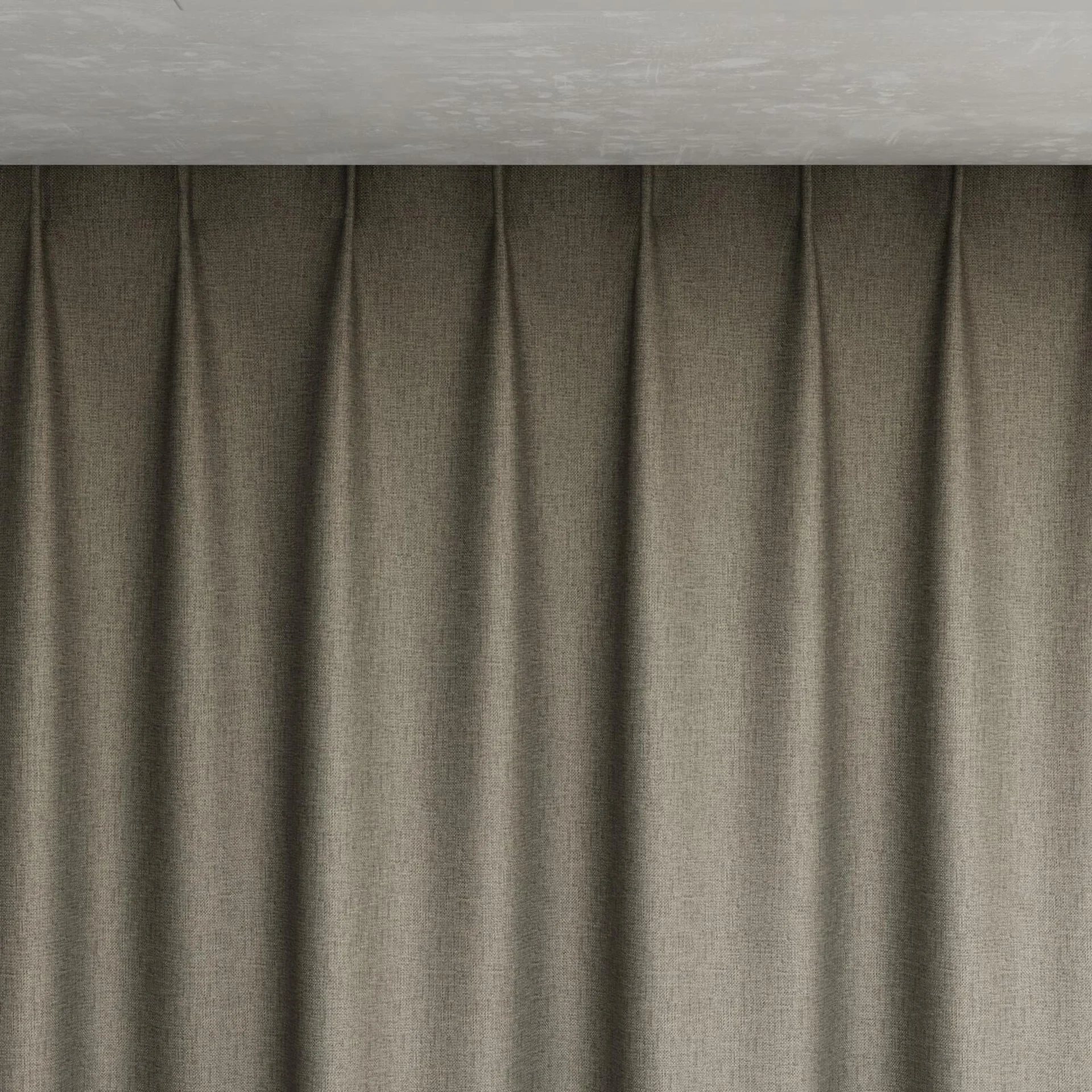 Top view of Matrix FR Mink, pinch pleat