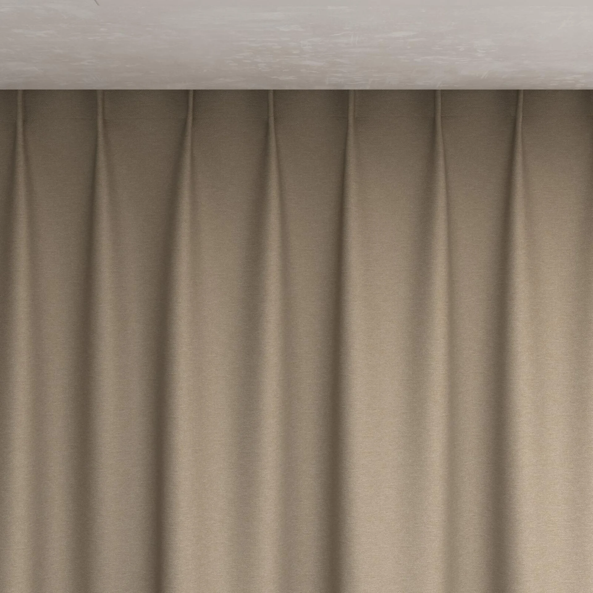 Top view of Duede Dune, pinch pleat