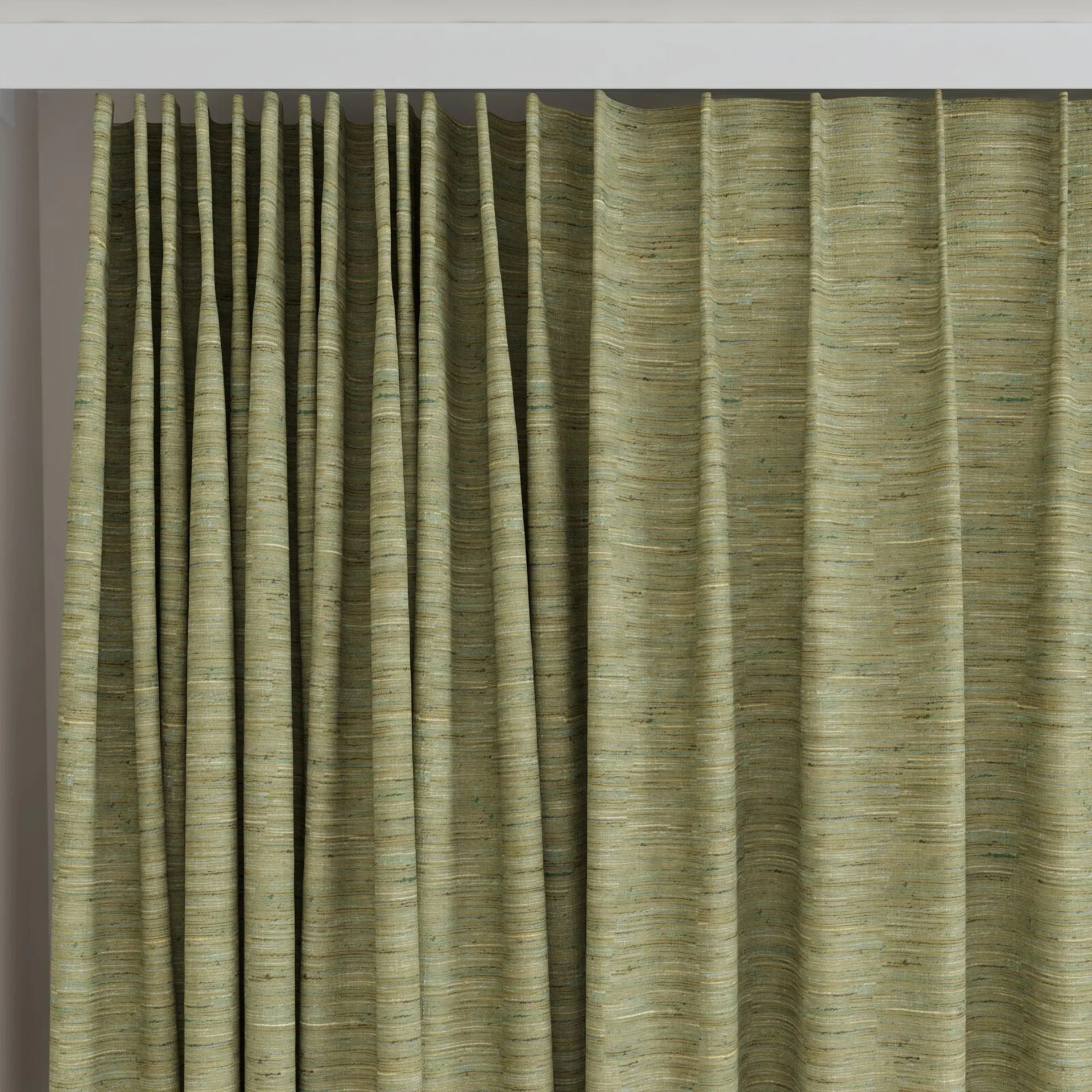 Top view of Venus Cactus, on curtain rail