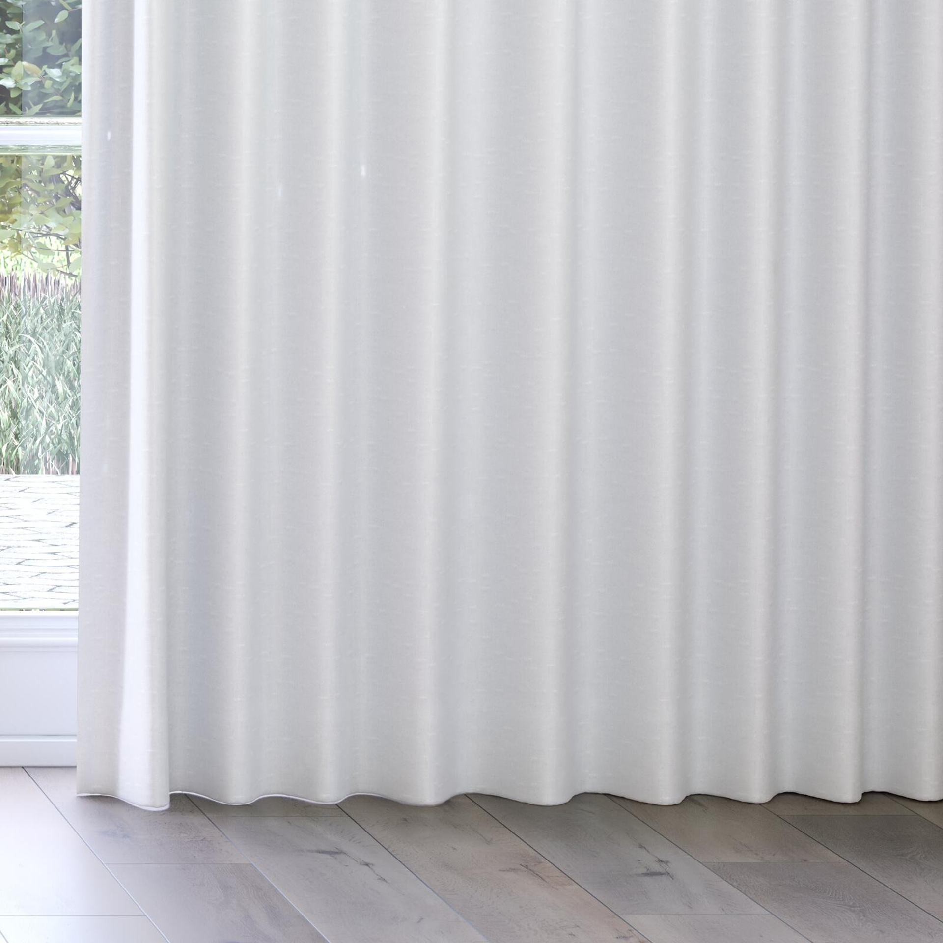 Bottom view of Atelier Snow, on curtain rail