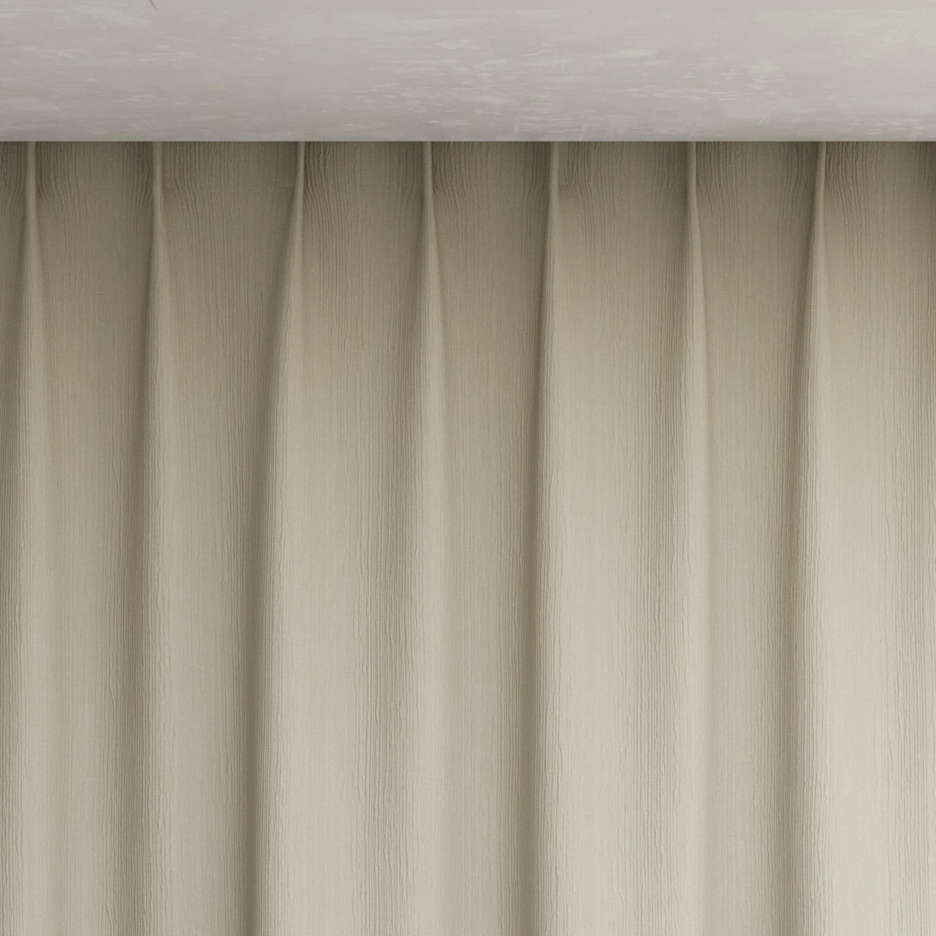 Top view of Northstar Marble, pinch pleat