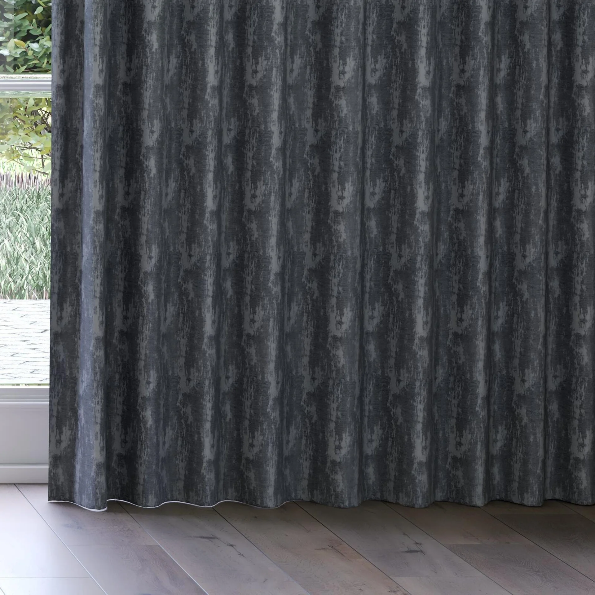 Bottom view of Innovation Storm, on curtain rail