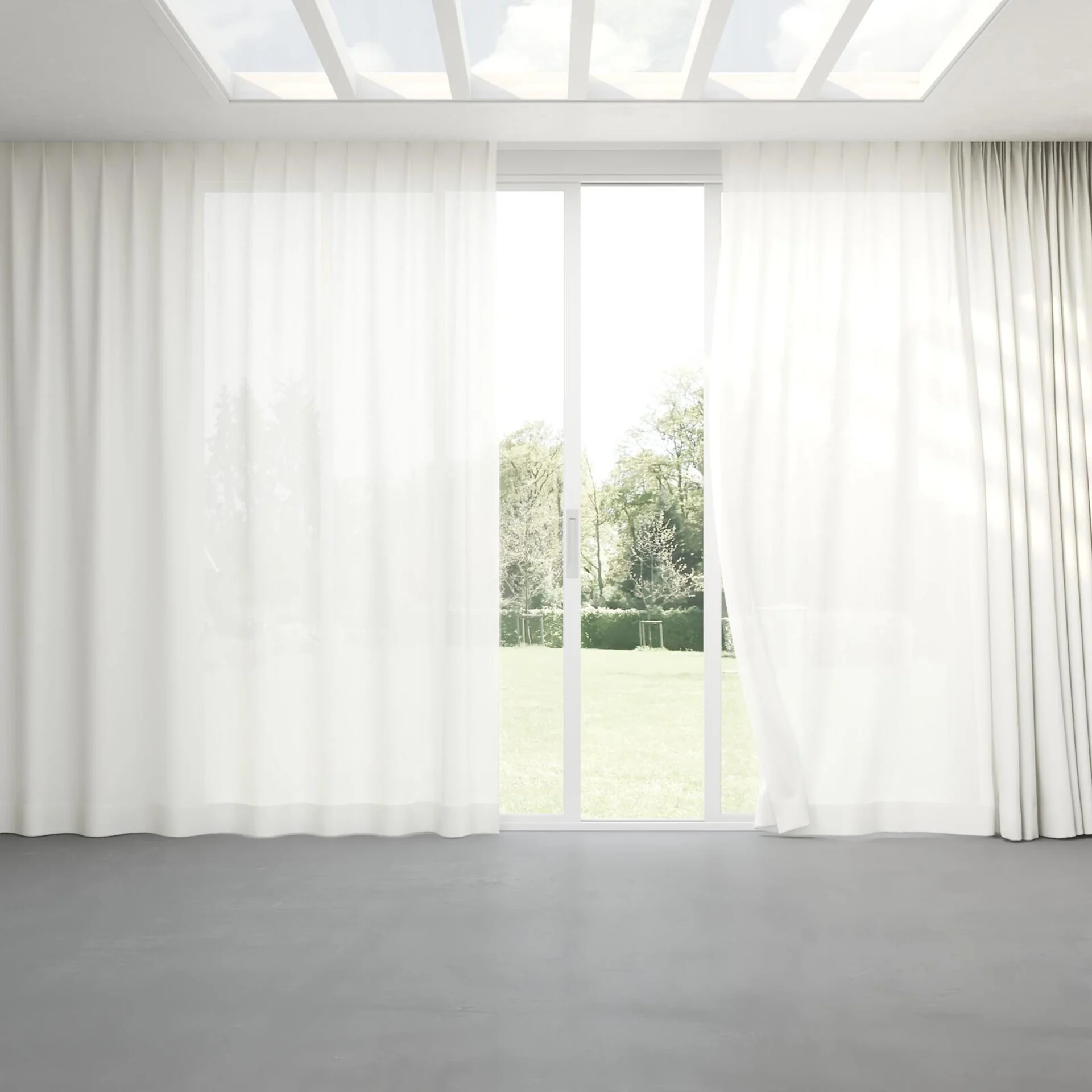 Full view of Kyoto Chalk, pinch pleat