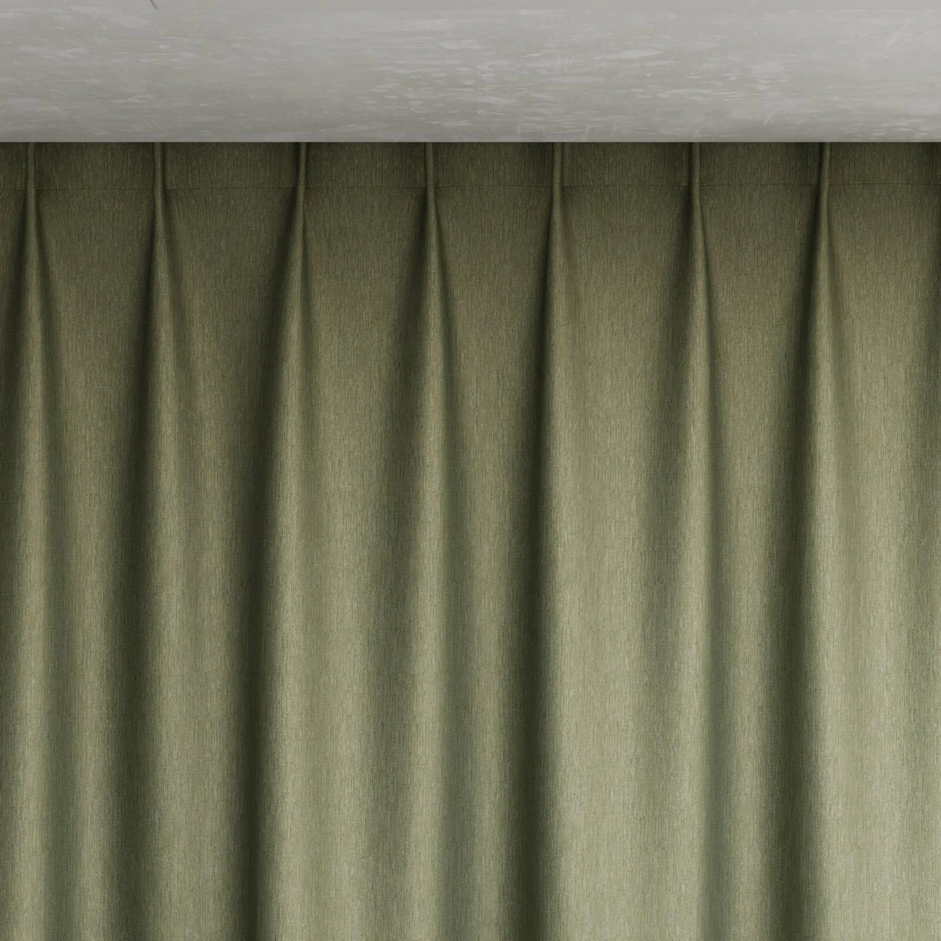 Top view of Re-Boot Olive, pinch pleat
