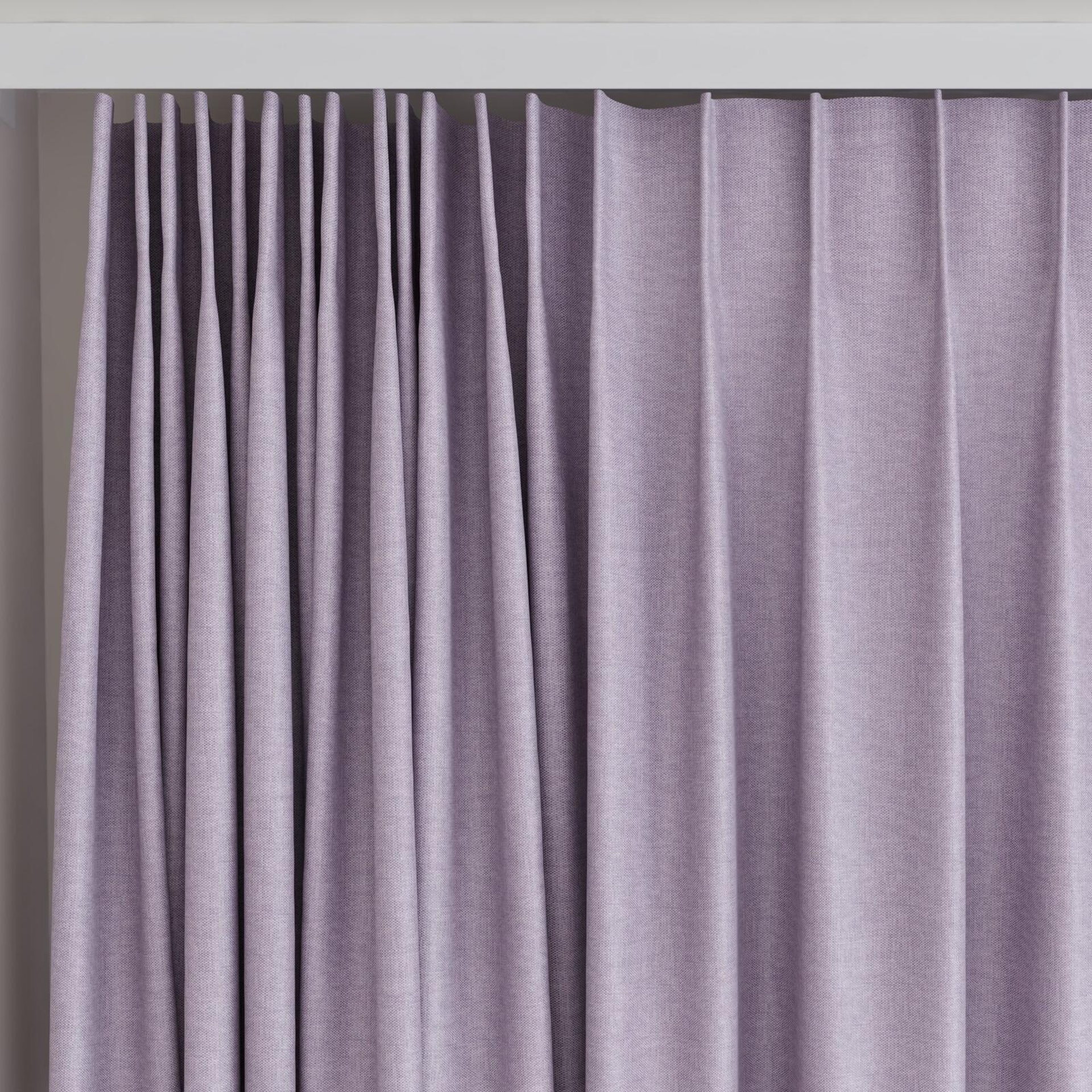 Top view of Goa Plum, on curtain rail